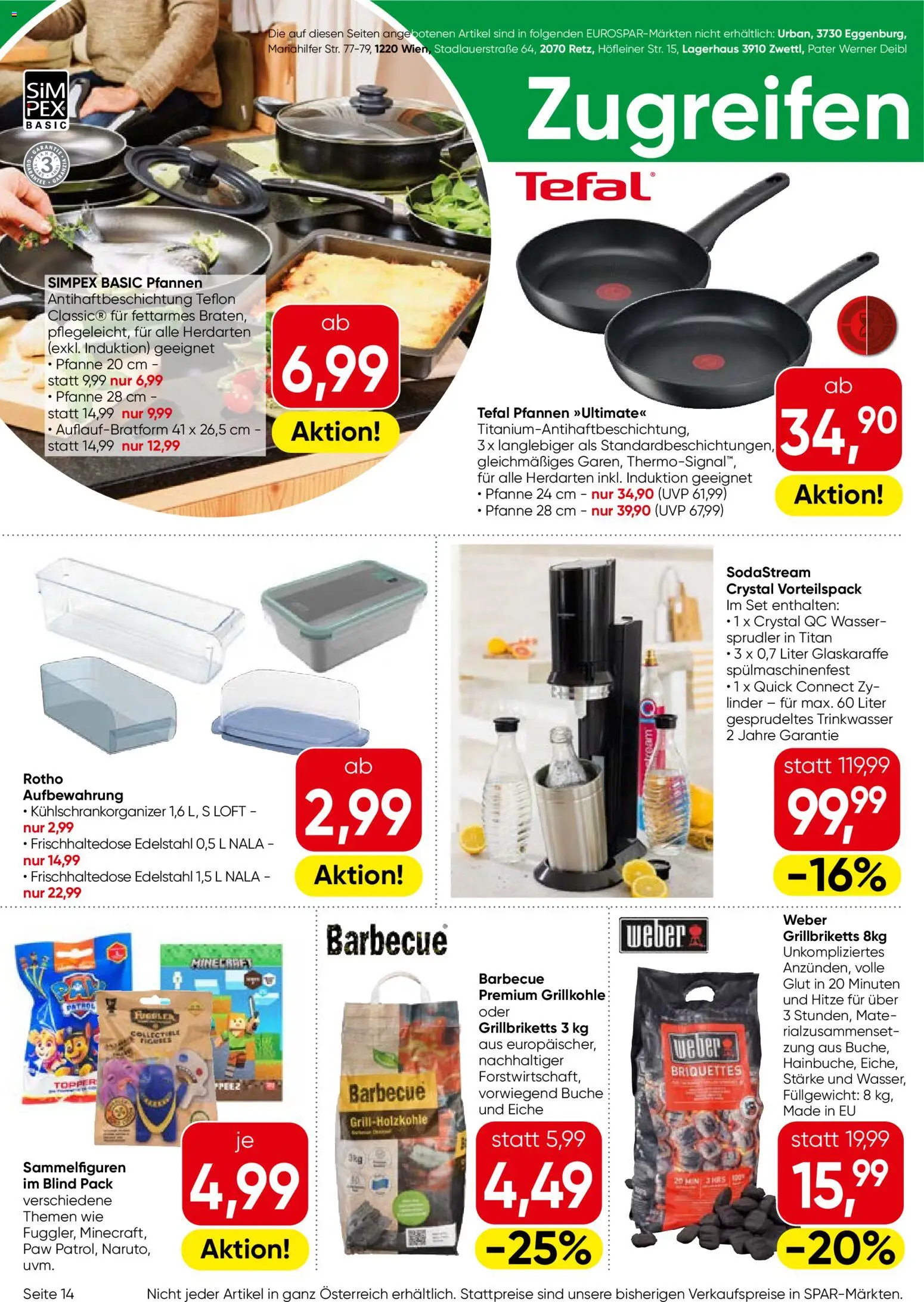 Eurospar Flugblatt gültig ab 16.07.2026 | Seite: 14 | Produkte: Wasser