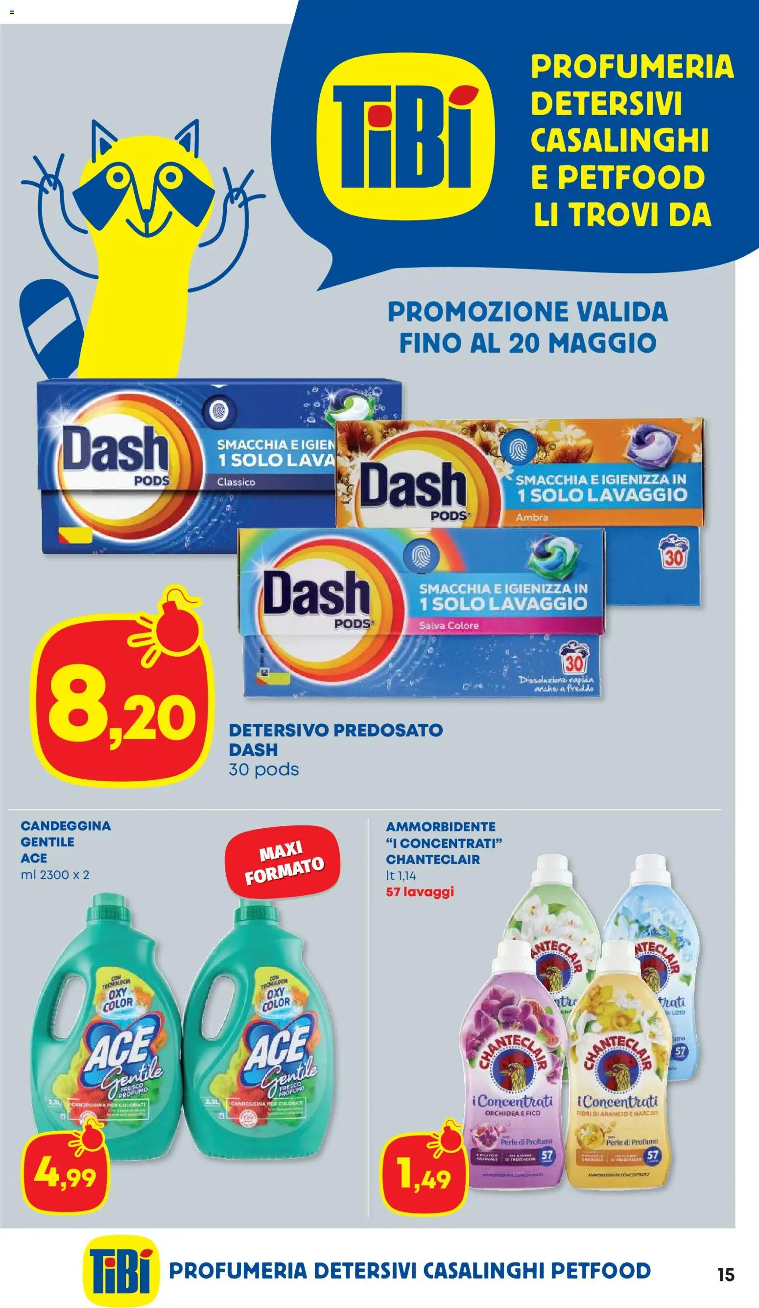 Volantino Panorama del 07.05.2026 | Pagina: 15 | Prodotti: Ammorbidente, Candeggina, Orchidea, Profumo