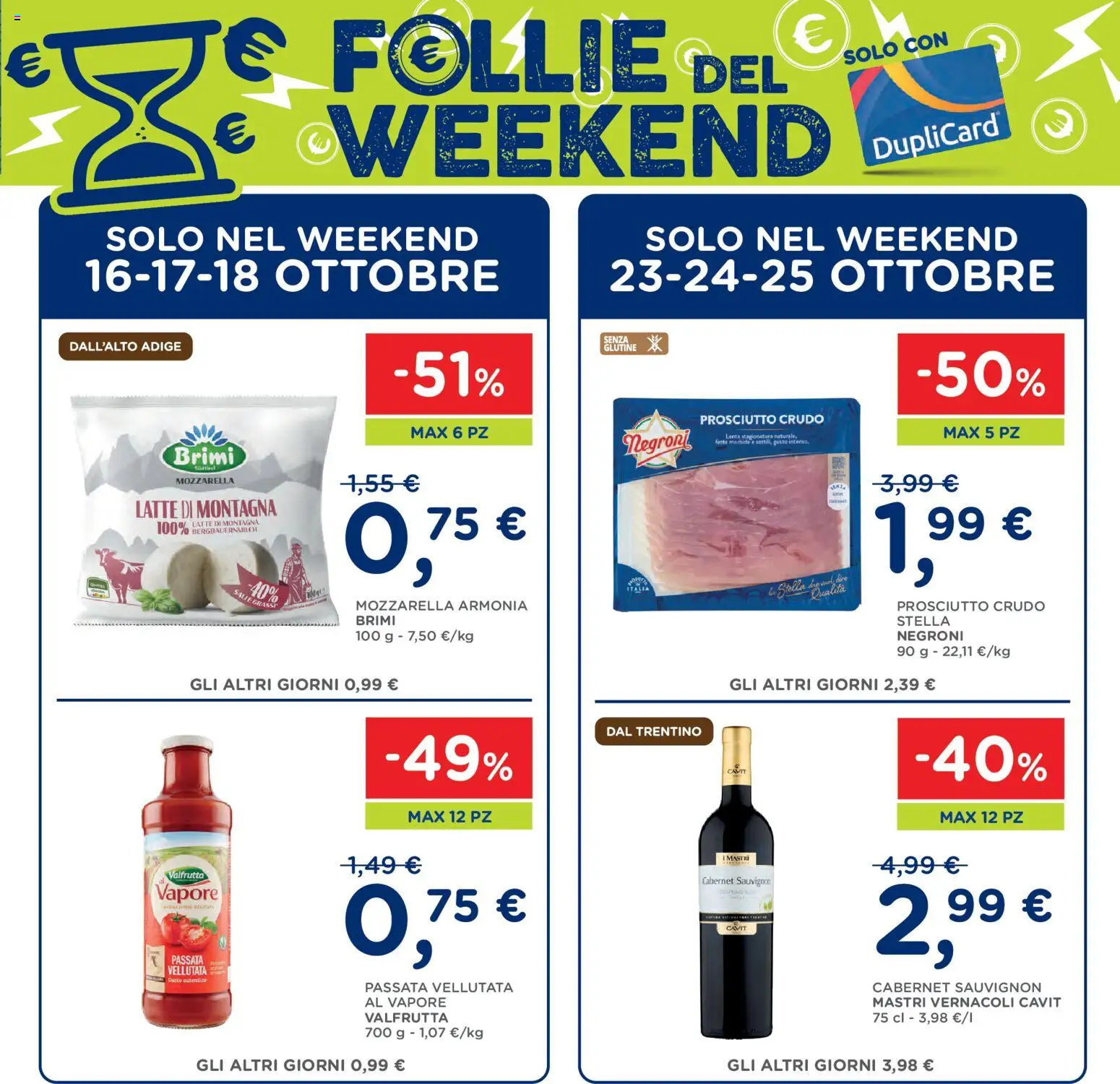 Volantino Poli del 14/10/2026 | Pagina: 13 | Prodotti: Sale, Mozzarella, Latte, Prosciutto