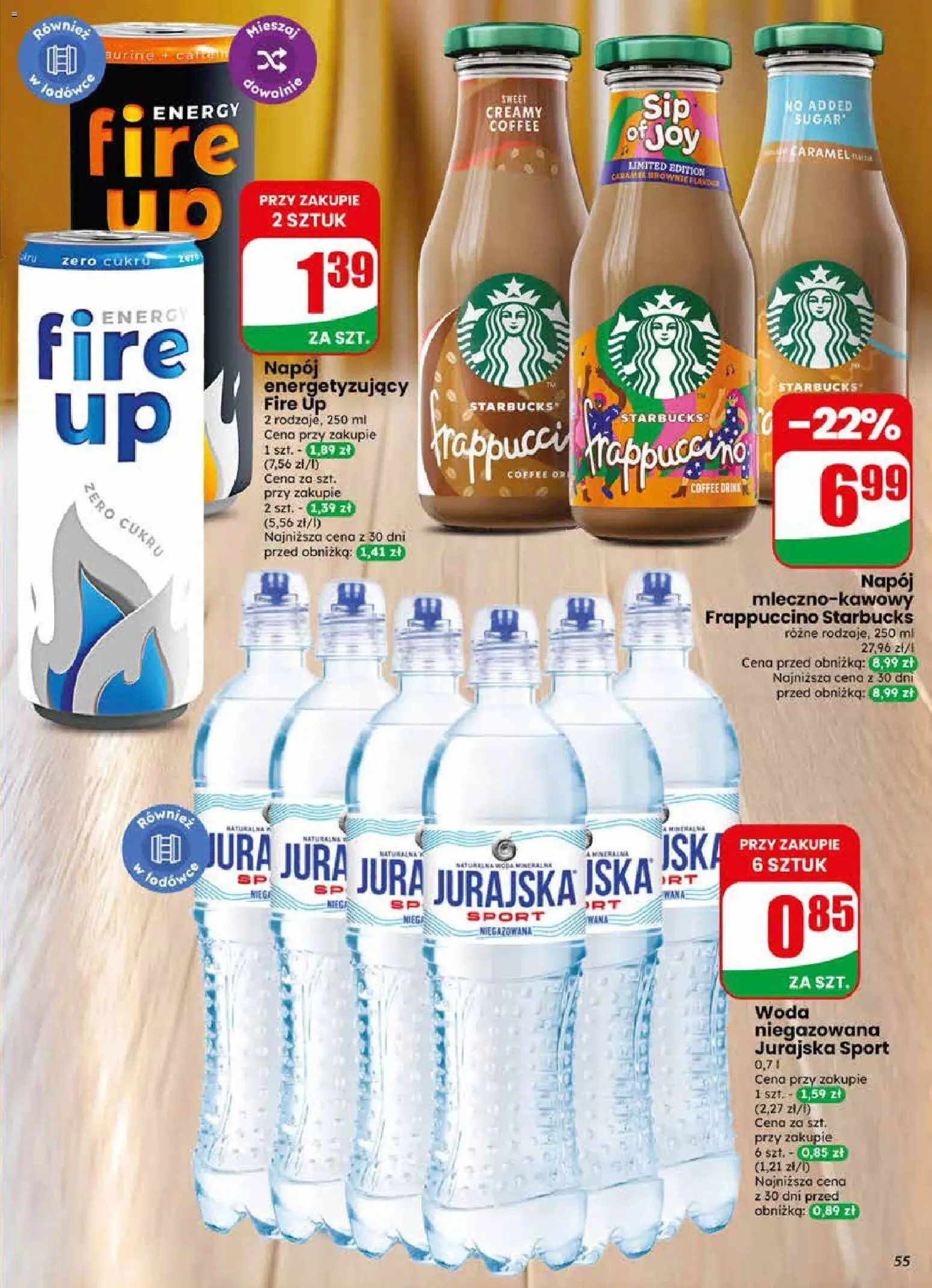 Dino gazetka od 27.05.2026 | Strona: 55 | Produkty: Woda niegazowana, Woda