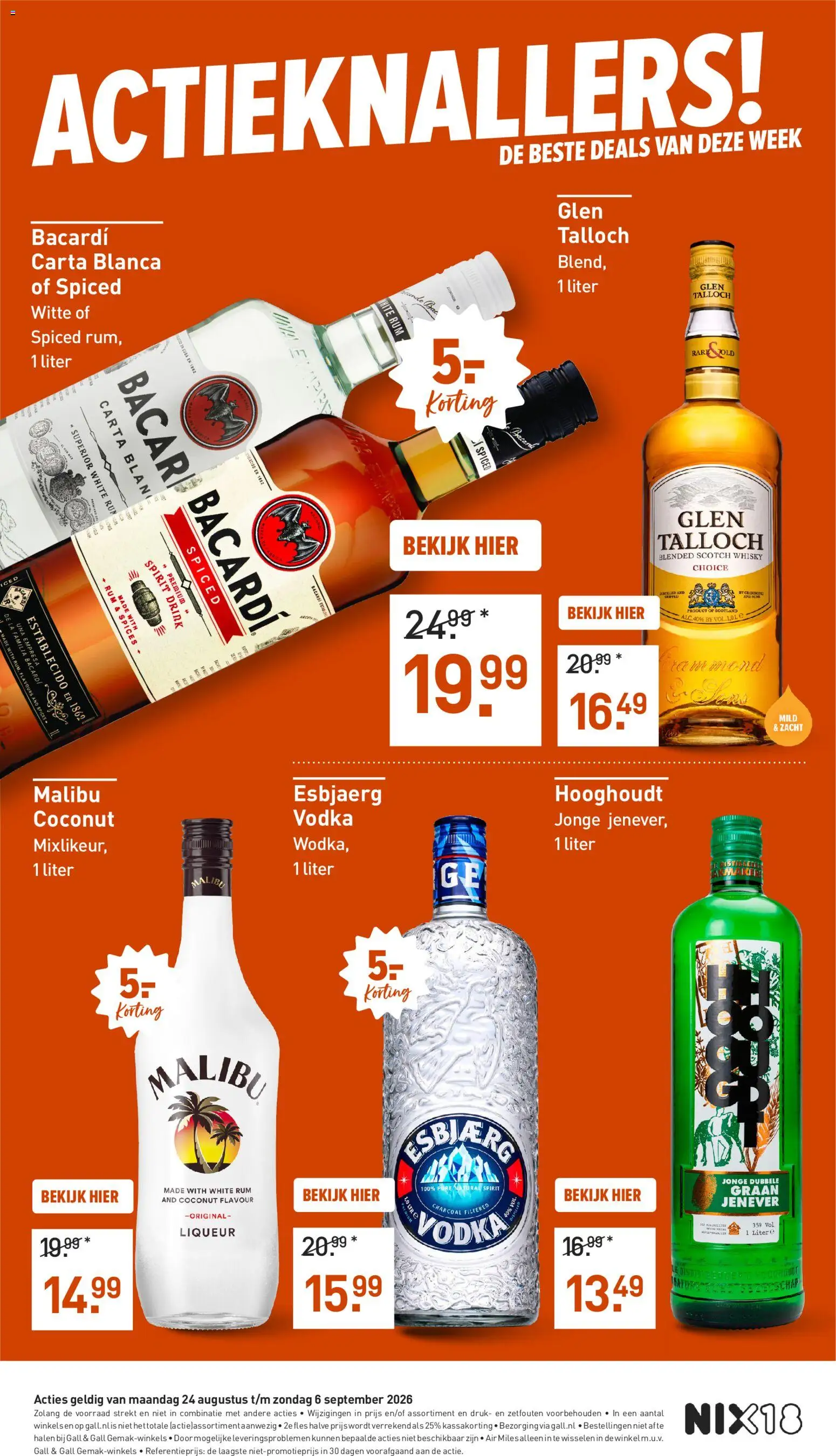 {H1} | Pagina: 23 | Producten: Vodka, Fles, La, Malibu