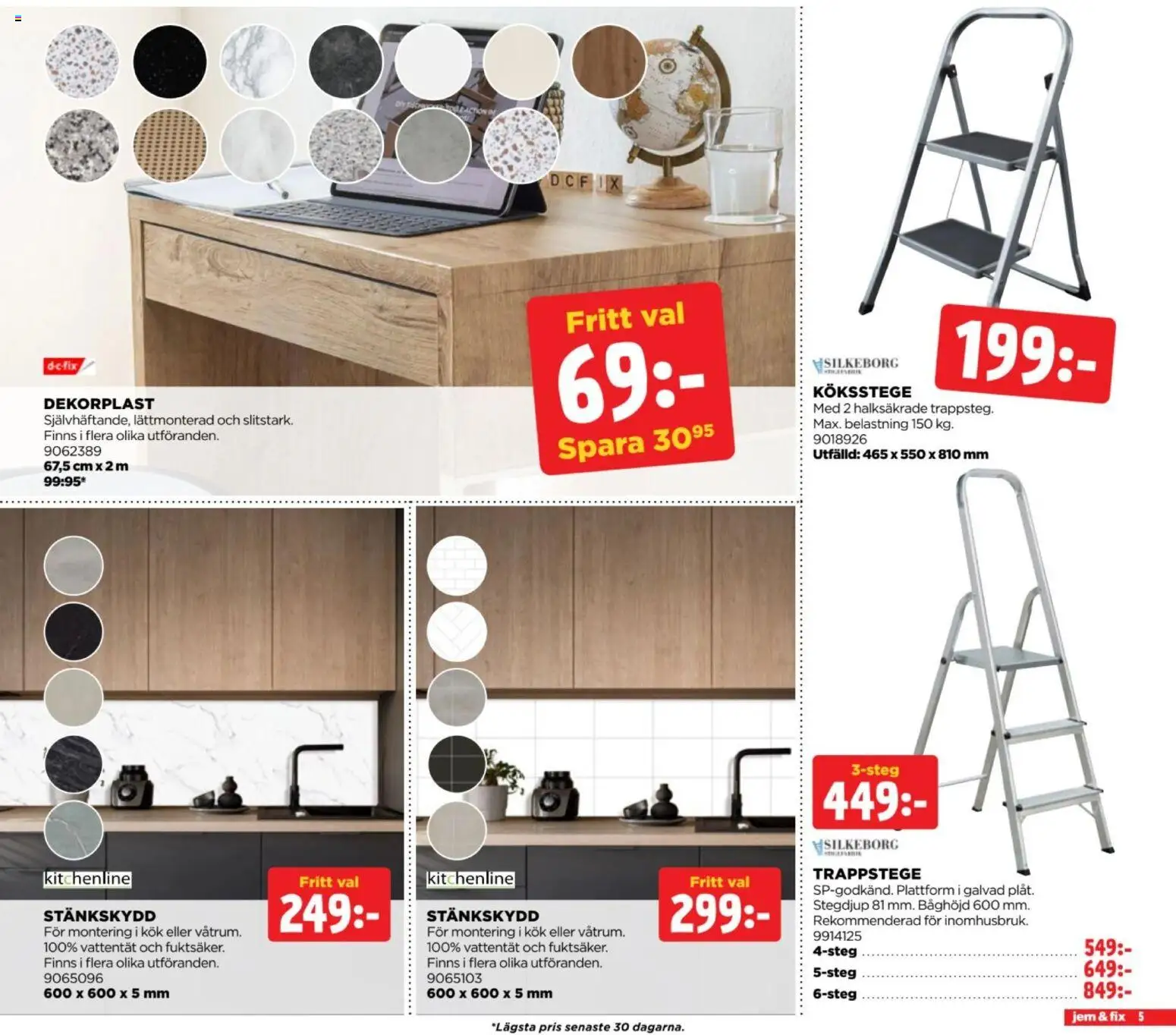 Jem & Fix reklamblad aktuell från 06/09/2026 | Sida: 5 | Produkter: Trappstege