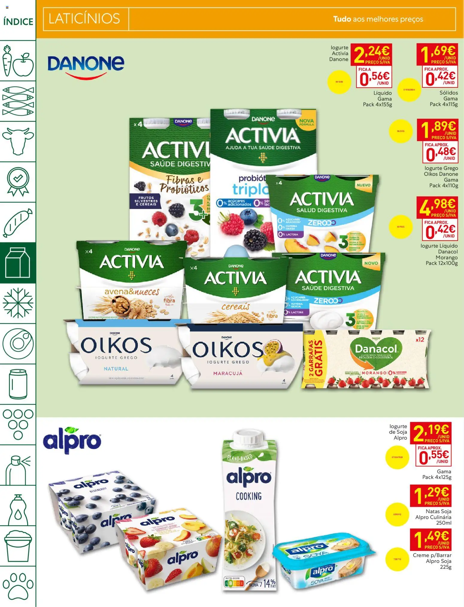 Recheio folheto Madeira │ válido de 16.06.2026 | Página: 14 | Produtos: Soja, Probióticos, Iogurte, Cereais