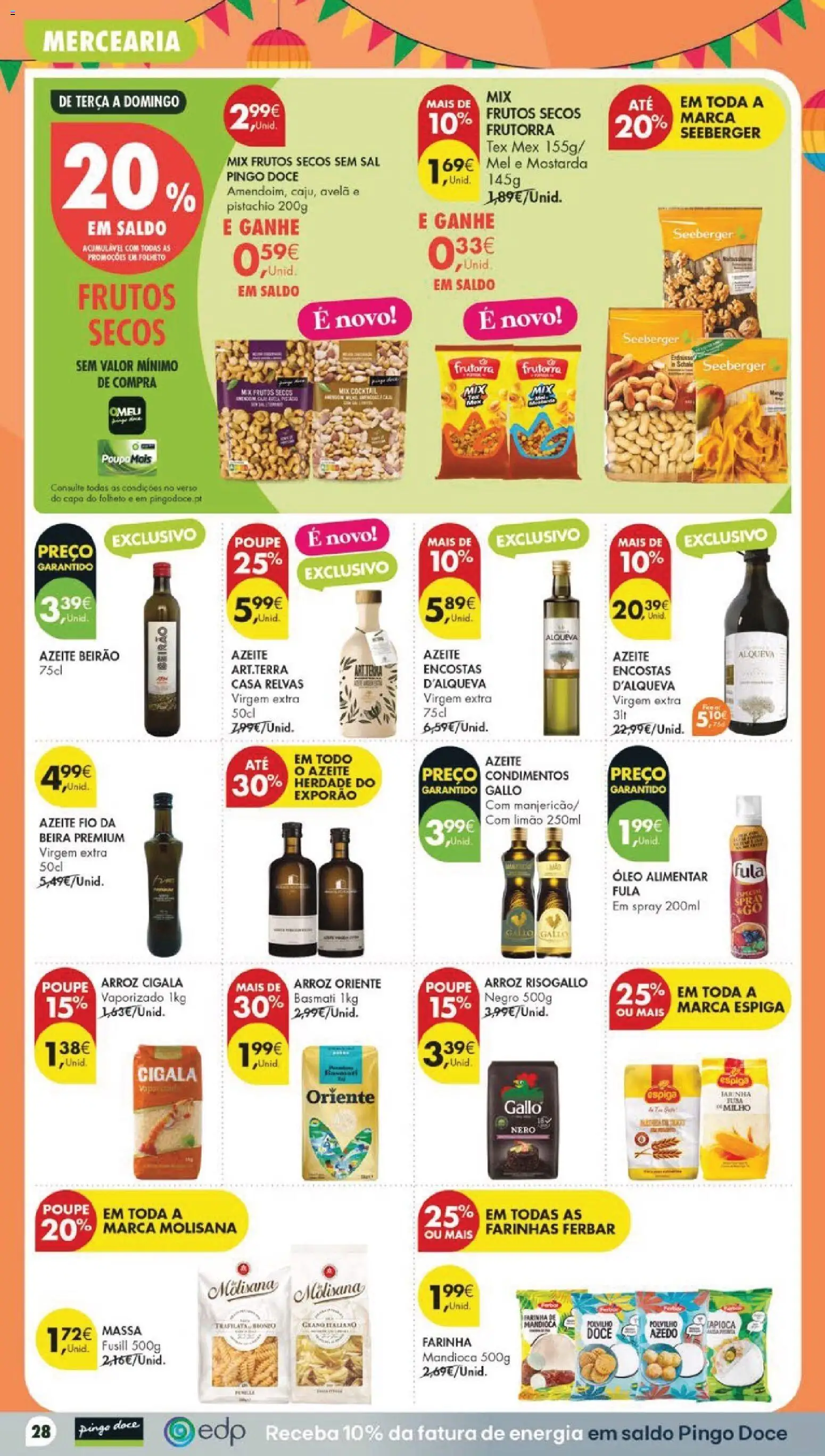 Pingo Doce folheto │ válido de 16.06.2026 | Página: 32 | Produtos: Tapioca, Óleo, Massa, Milho