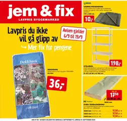Forhåndsvisning av Jem & Fix kundeavis gyldig fra 06/09/2026