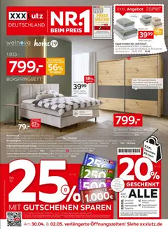 XXXLutz Nr. 1 beim Preis ab 25.04.2026 gültig