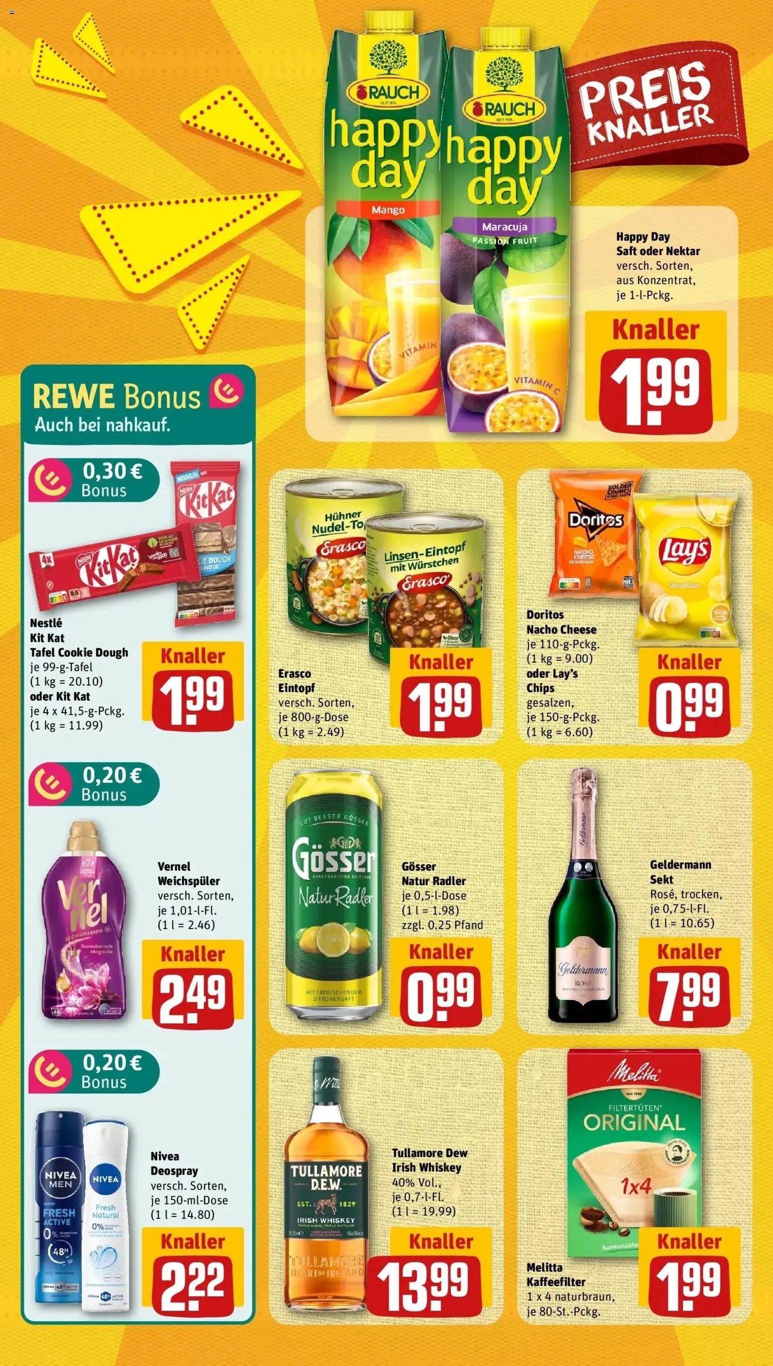 Rewe Prospekt Maintal / Bischofsheim – gültig ab 17.05.2026 | Seite: 9 | Produkte: Radler, Mango, Chips, Vernel