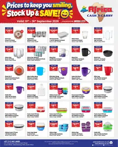 Africa Cash & Carry specials catalogue – valid from 10/09/2026 | Page: 58