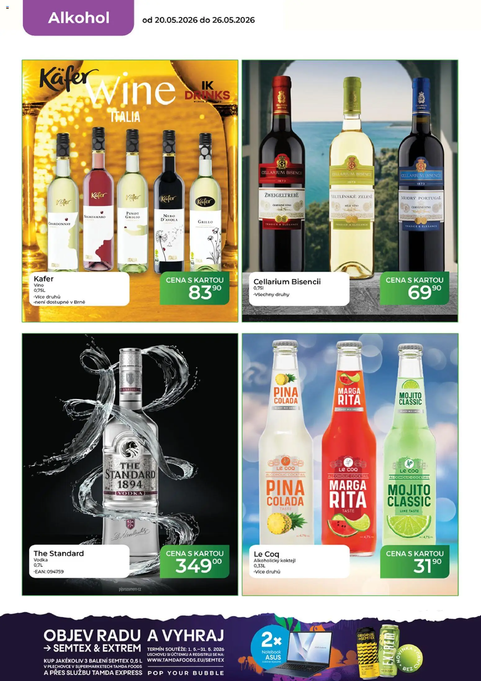 Tamda Foods leták od 20.05.2026 | Strana: 18 | Produkty: Víno, Vodka, Nero d'Avola, Pinot Grigio