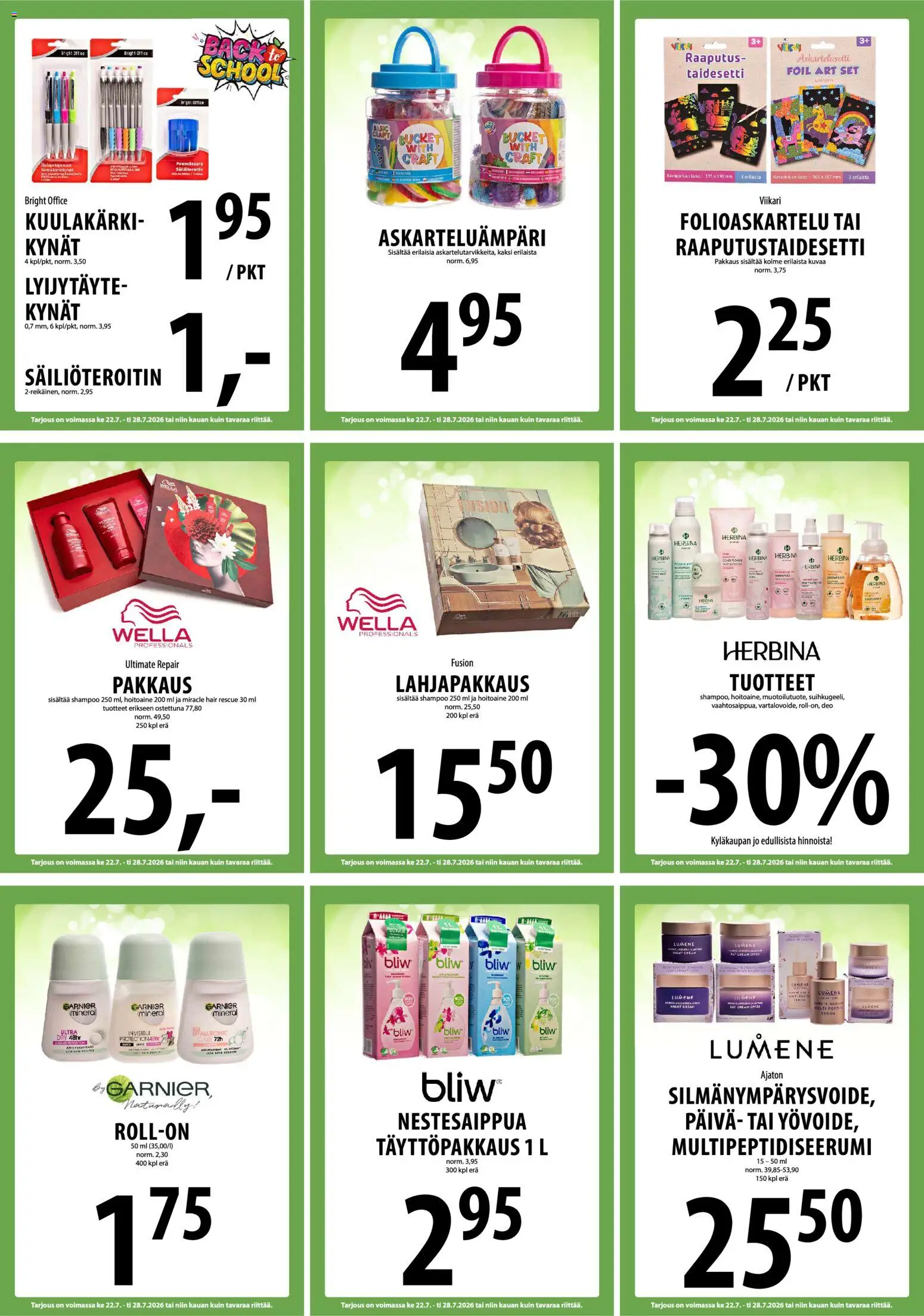 Tuuri tarjoukset – voimassa 22/07/2026 alkaen | Sivu: 22