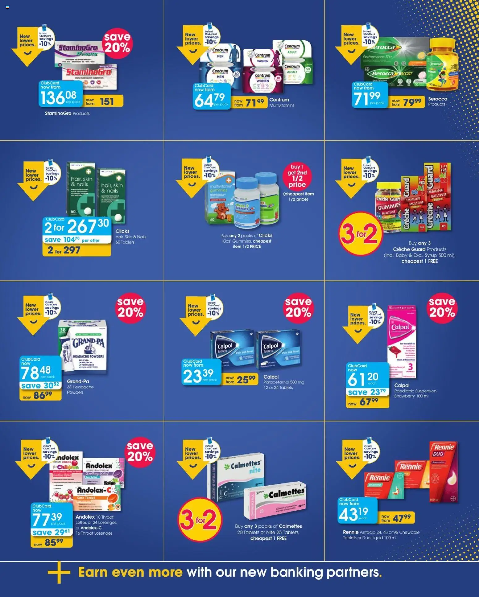 New Clicks catalogue – valid from 22/10/2026 | Page: 5 | Products: Beans, Multivitamins, Lozenges, Syrup
