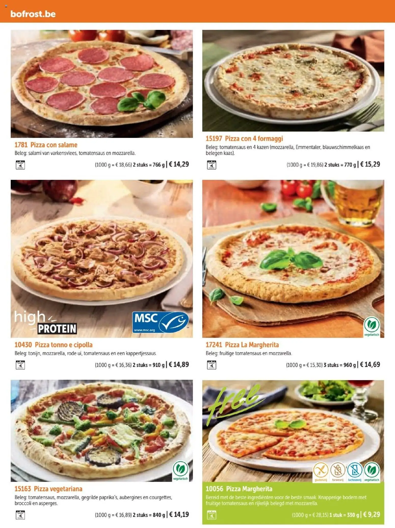 {H1} | Pagina: 96 | Producten: Pizza, La, Broccoli, Ingrediënten