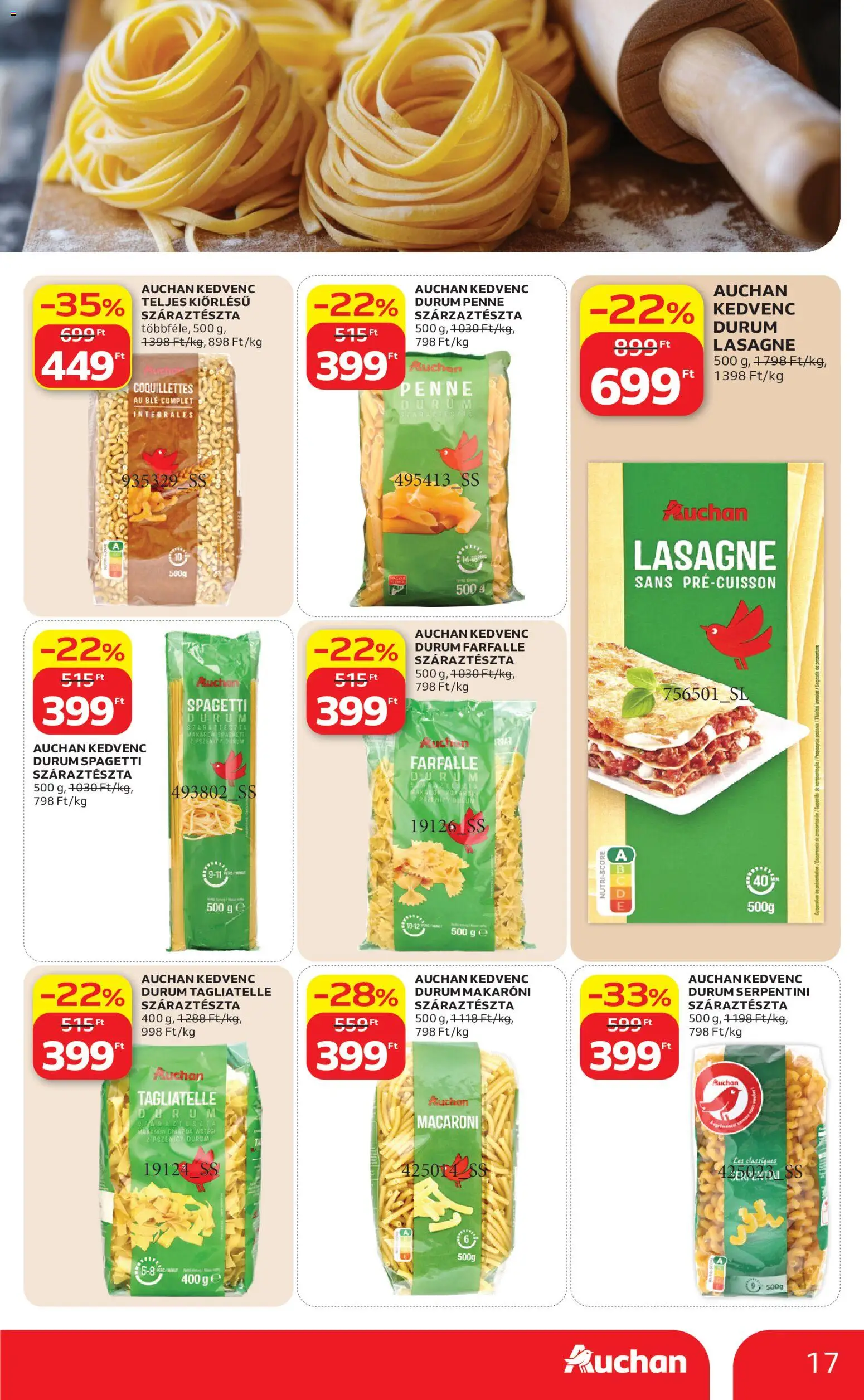 Auchan akciós ujság - amely érvényes a következő dátumtól: 2026.06.25. | Oldal: 17