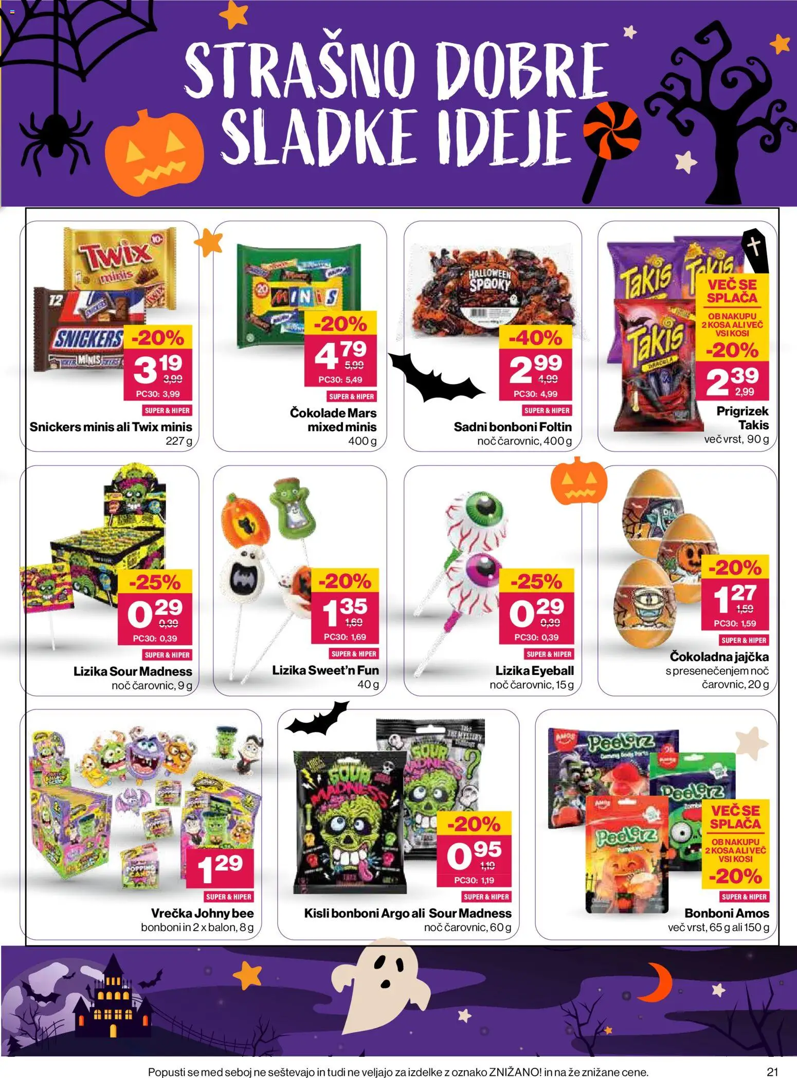 Novi Mercator katalog ponudbe – veljaven od 08.10.2026 | Stran: 21 | Izdelki: Med, Bonboni, Cokolada