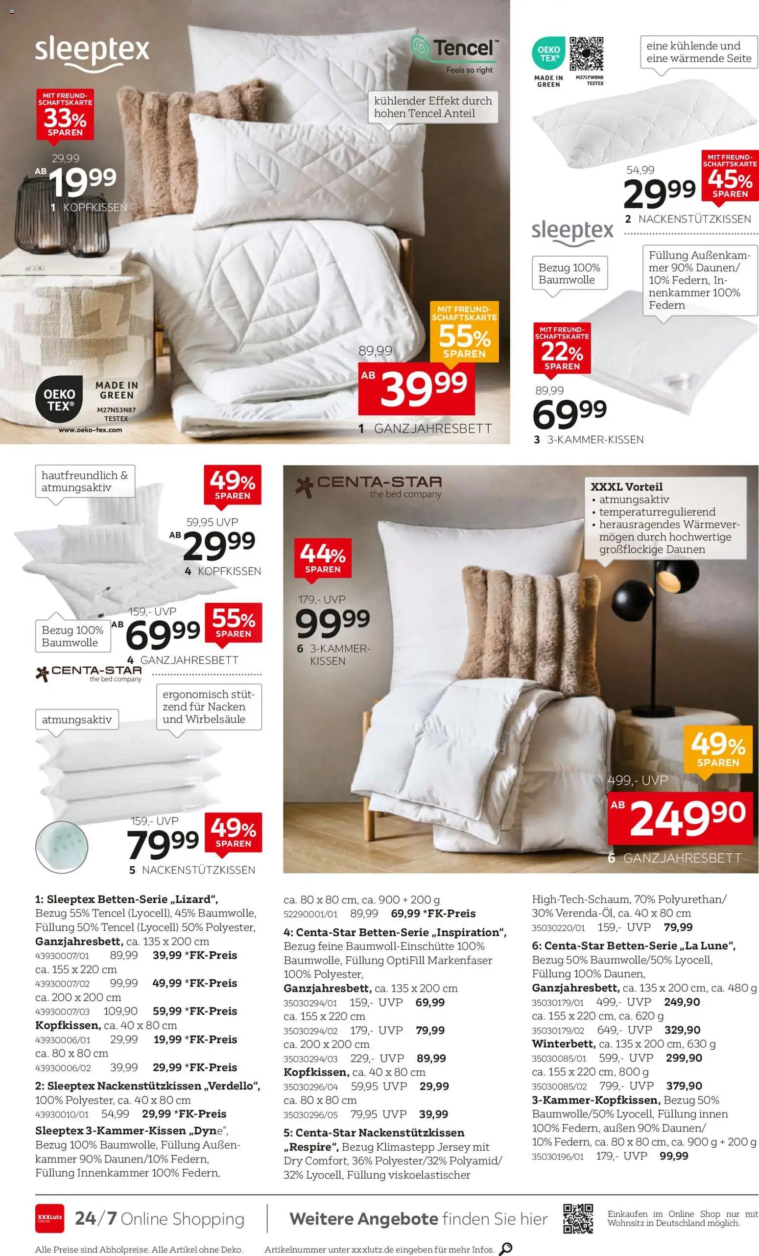 XXXLutz Haushalt & Wohnaccessoires – gültig ab 10.10.2026 | Seite: 10 | Produkte: Kissen, Kopfkissen