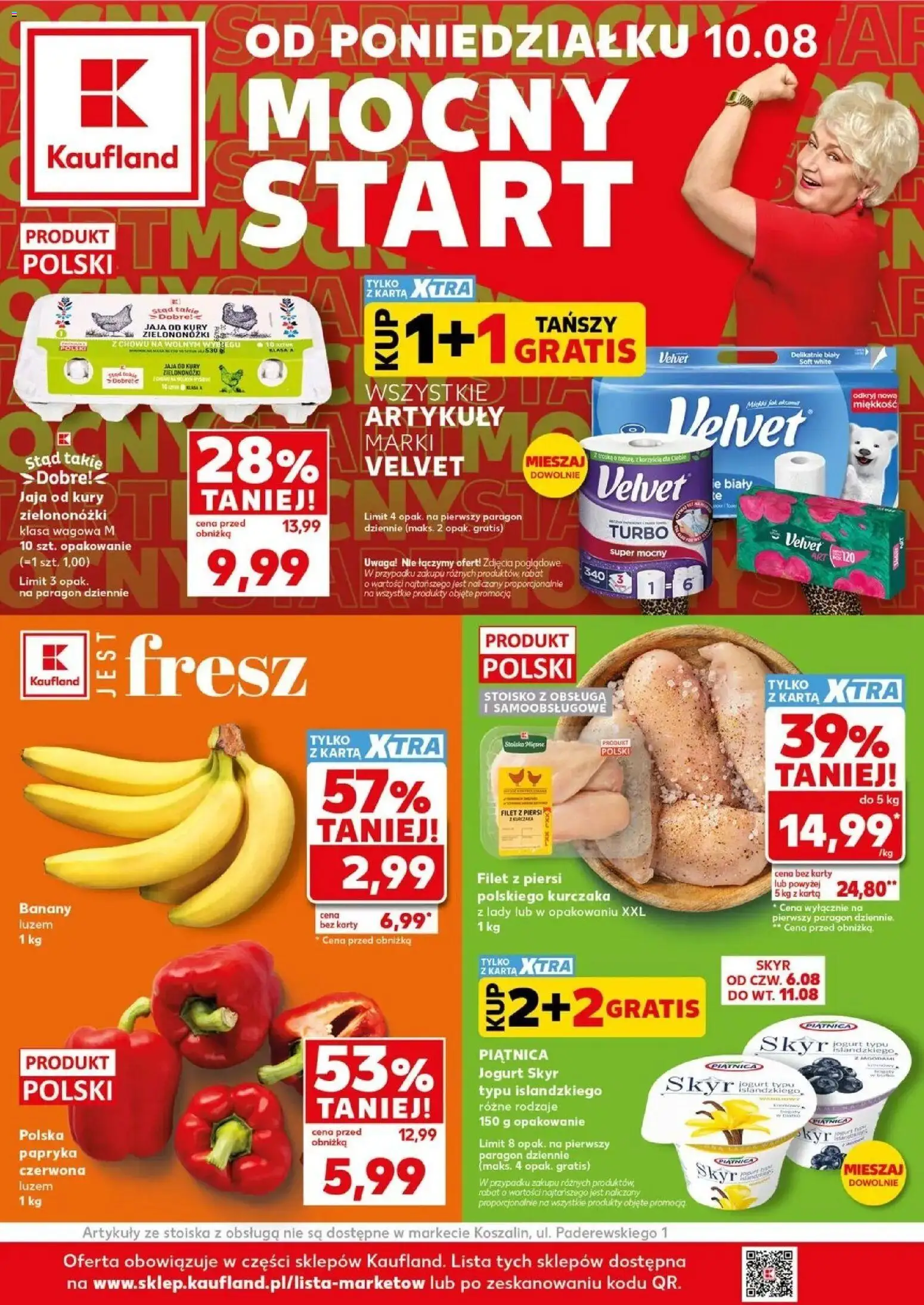 Kaufland - Kaufland Mocny Start ważne do 11.08 od 10.08.2026 - od jutra PDF | Strona: 1