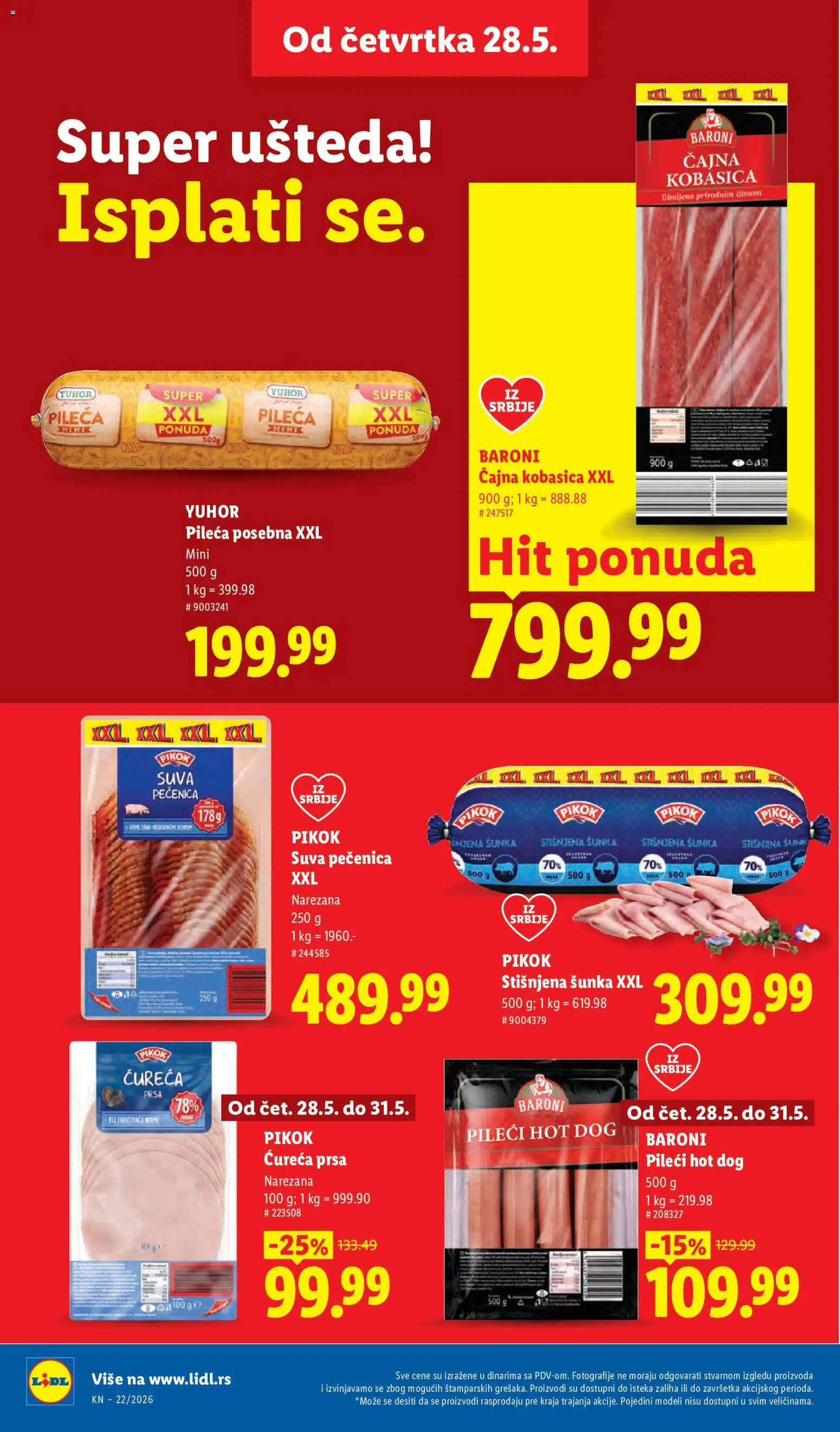 Lidl katalog - važi od 28.05.2026 | Strana: 22