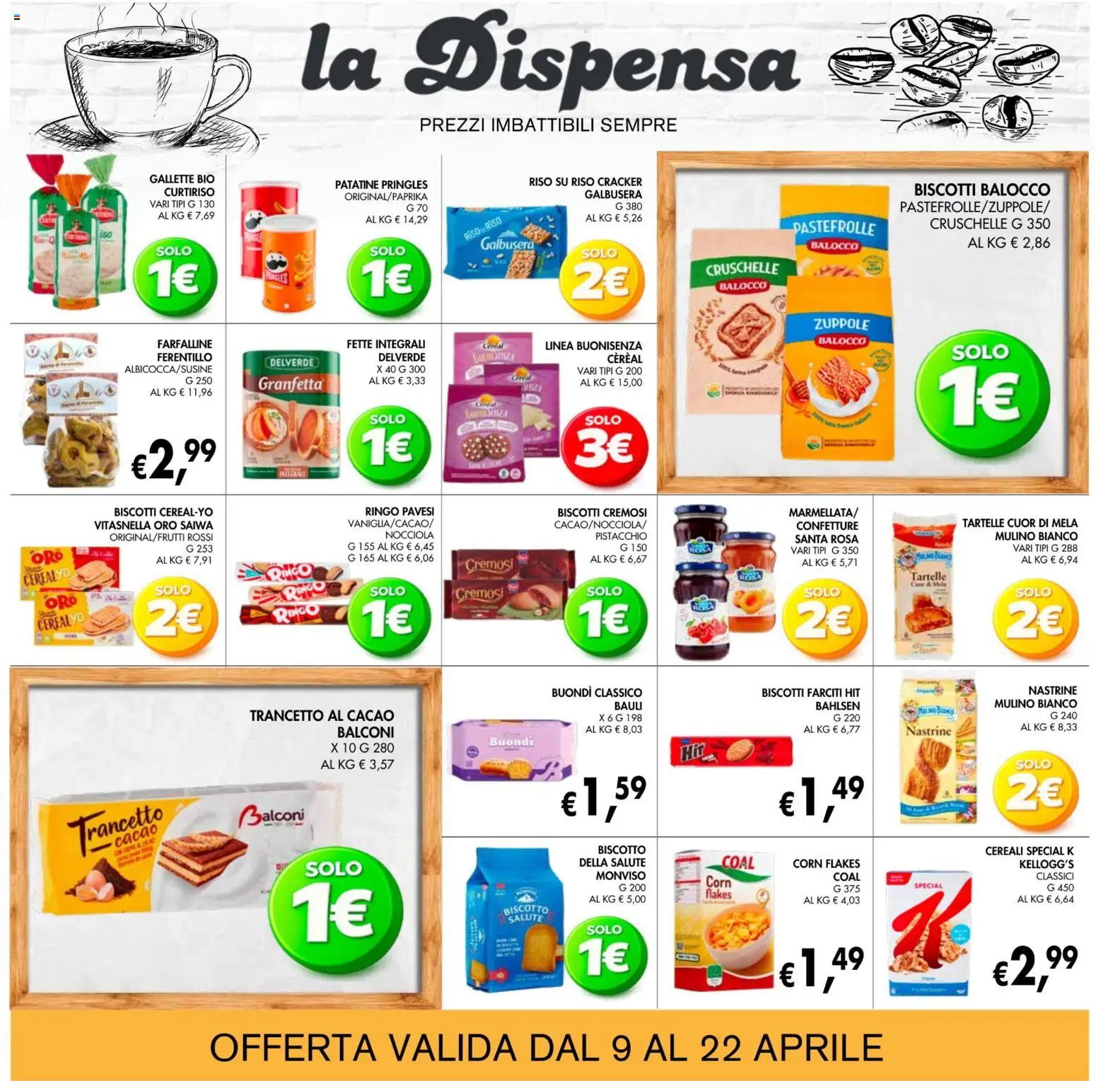 Volantino Coal del 09.04.2026 | Pagina: 16 | Prodotti: Riso, Cereali, Patatine, Cacao