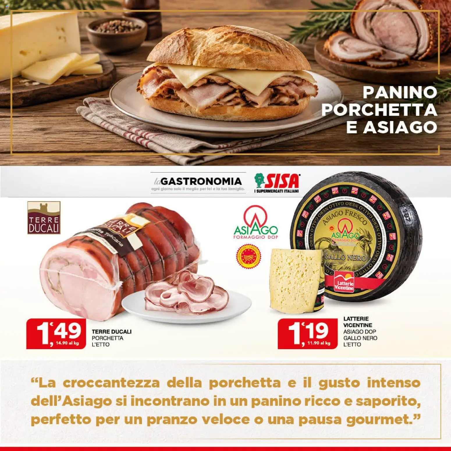 Volantino SISA del 08/10/2026 | Pagina: 7 | Prodotti: Porchetta, Formaggio
