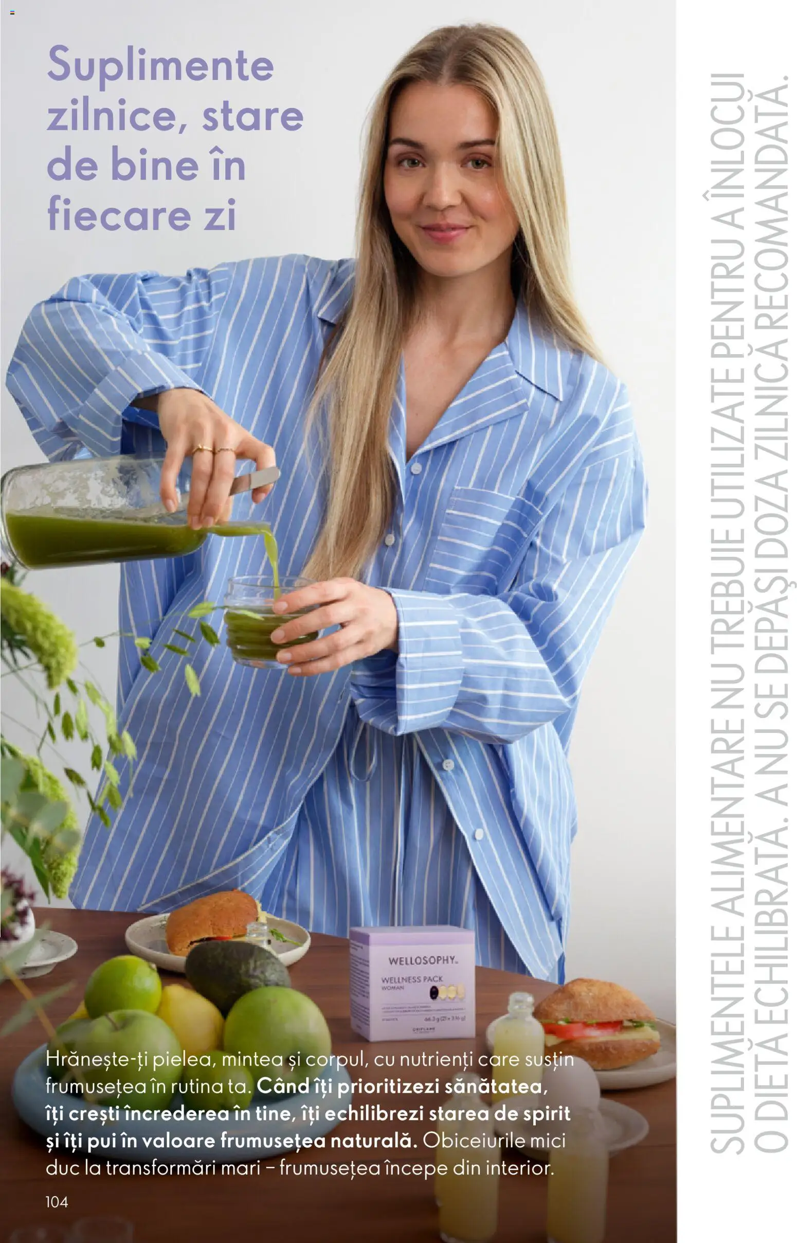 Noul catalog Oriflame – valabil de la 29.07.2026 | Pagină: 104 | Produse: Pui, Mici
