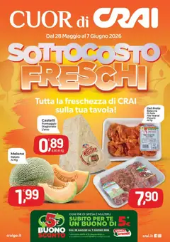 Anteprima del volantino CRAI volantino Cuor di Crai Valmontone valido a partire dal 28.05.2026