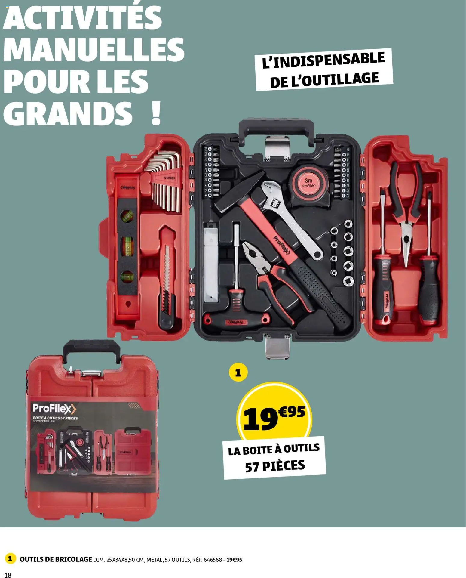 {H1} | Page: 18 | Produits: Bricolage, Outils, Boîte à outils
