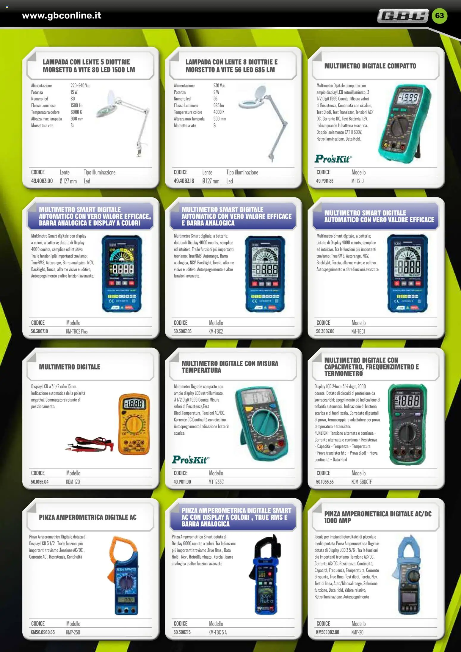 Volantino GBC del 17.06.2026 | Pagina: 63 | Prodotti: Adattatore, Termometro, Batteria, Lampada