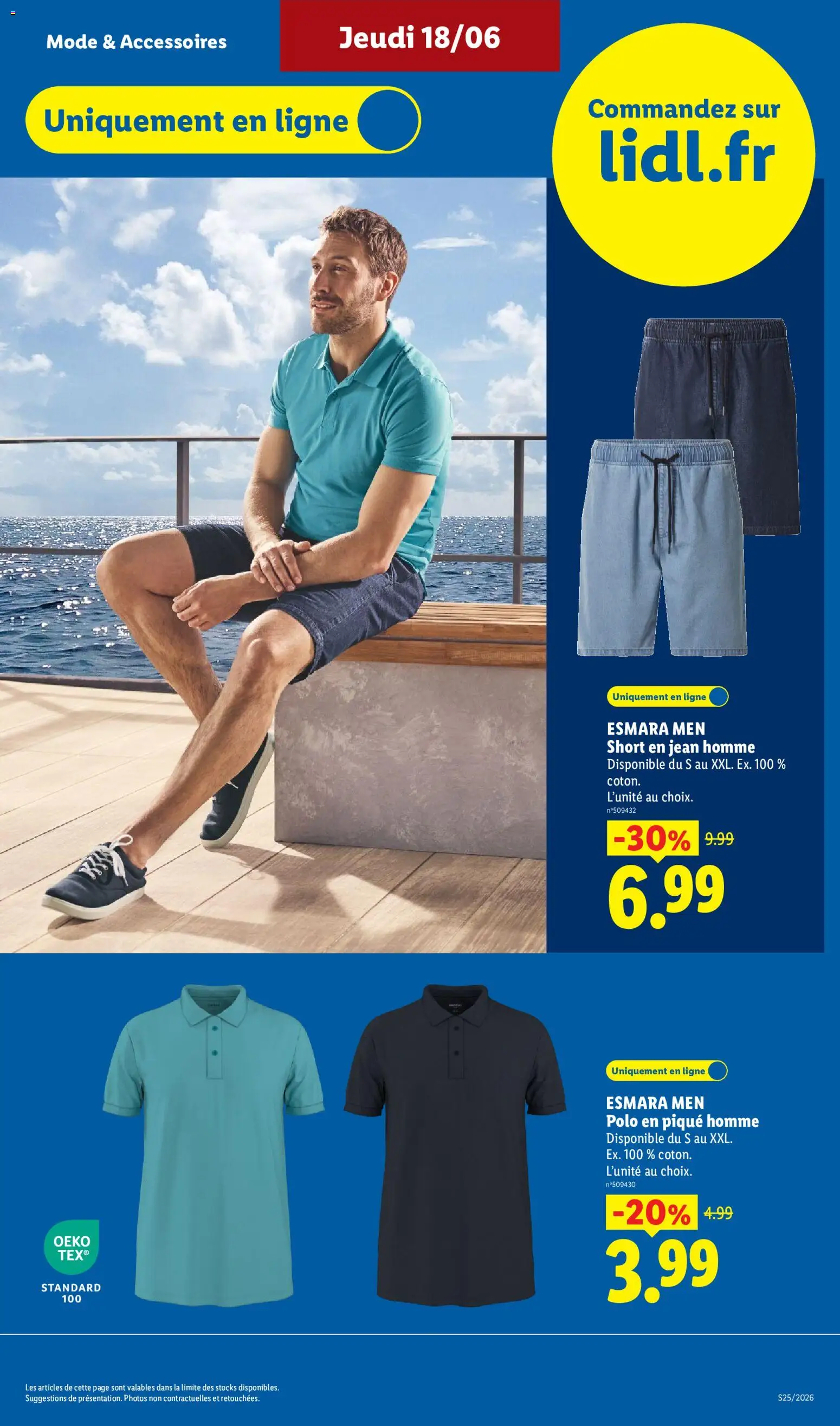 {H1} | Page: 43 | Produits: Polo, Shorts, Short en jean