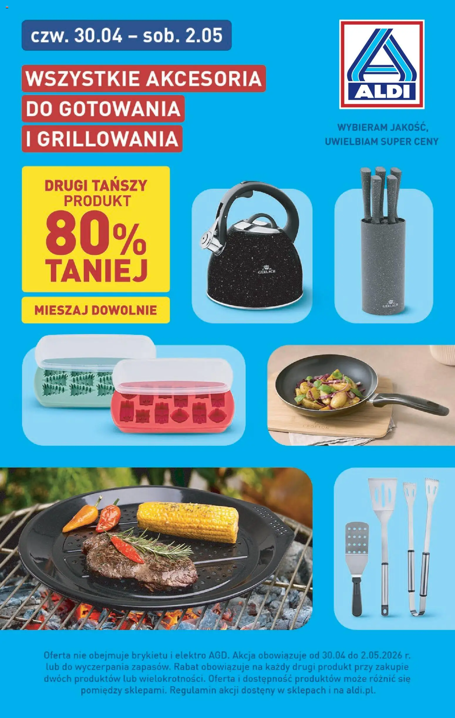 Aldi gazetka - Promocje weekend II od 30.04.2026 | Strona: 1