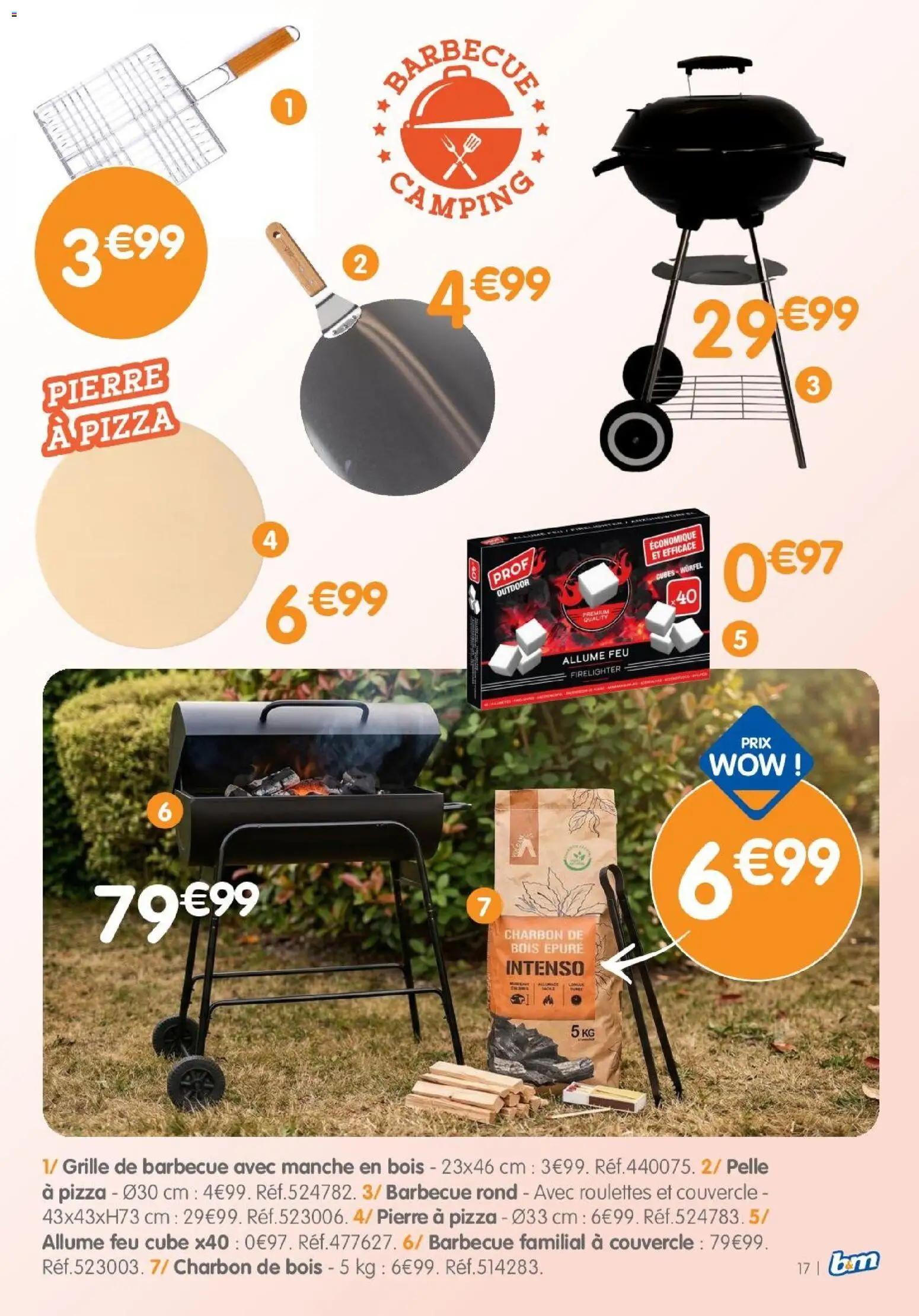 {H1} | Page: 17 | Produits: Charbon De Bois, Grille de barbecue, Pizza, Pierre à pizza