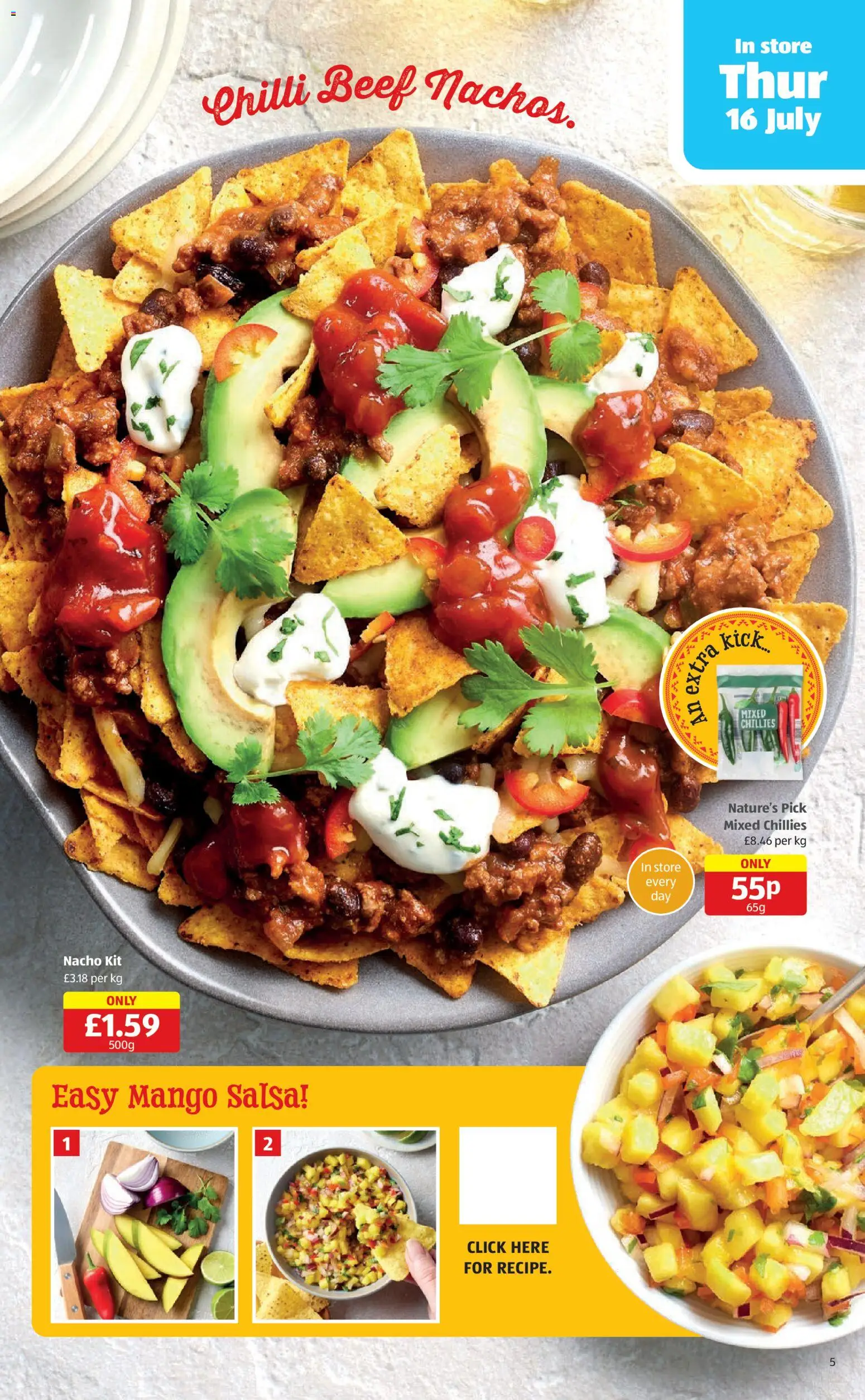 {H1} | Page: 5 | Products: Chilli, Beef, Mango