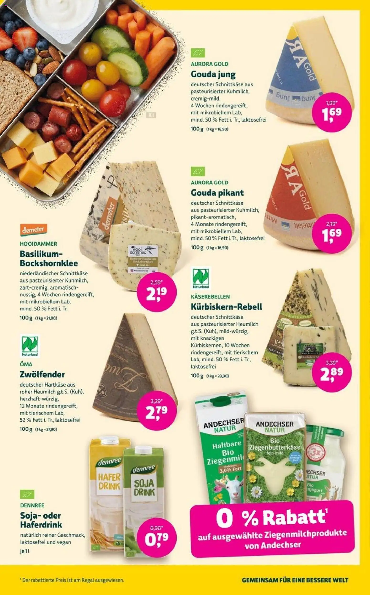 Denns BioMarkt Angebote – gültig ab 12.08.2026 | Seite: 7 | Produkte: Regal, Gouda, Haferdrink