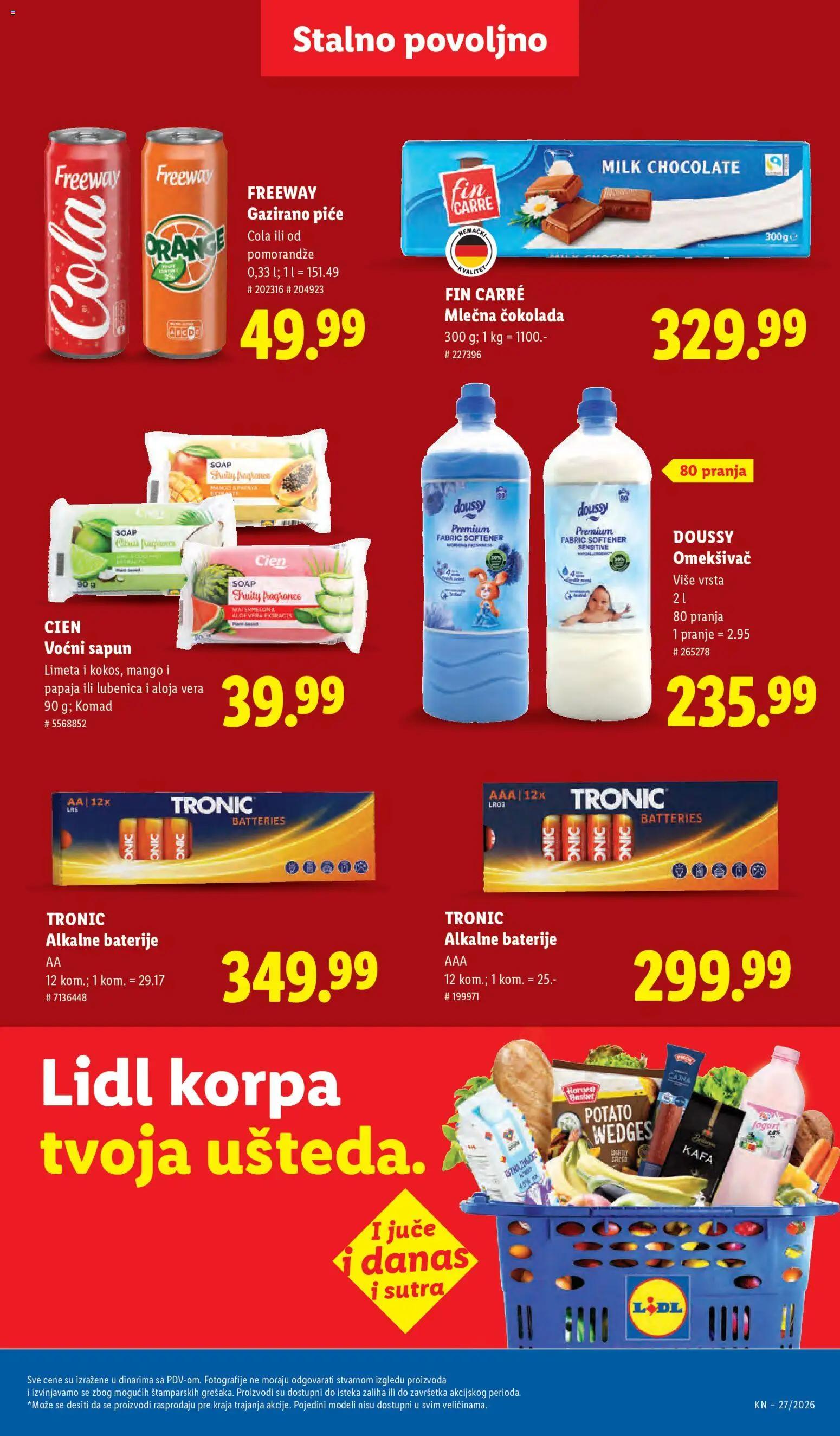 Lidl katalog - važi od 02.07.2026 | Strana: 39 | Proizvode: Cien, Mango, Lubenica, Sapun