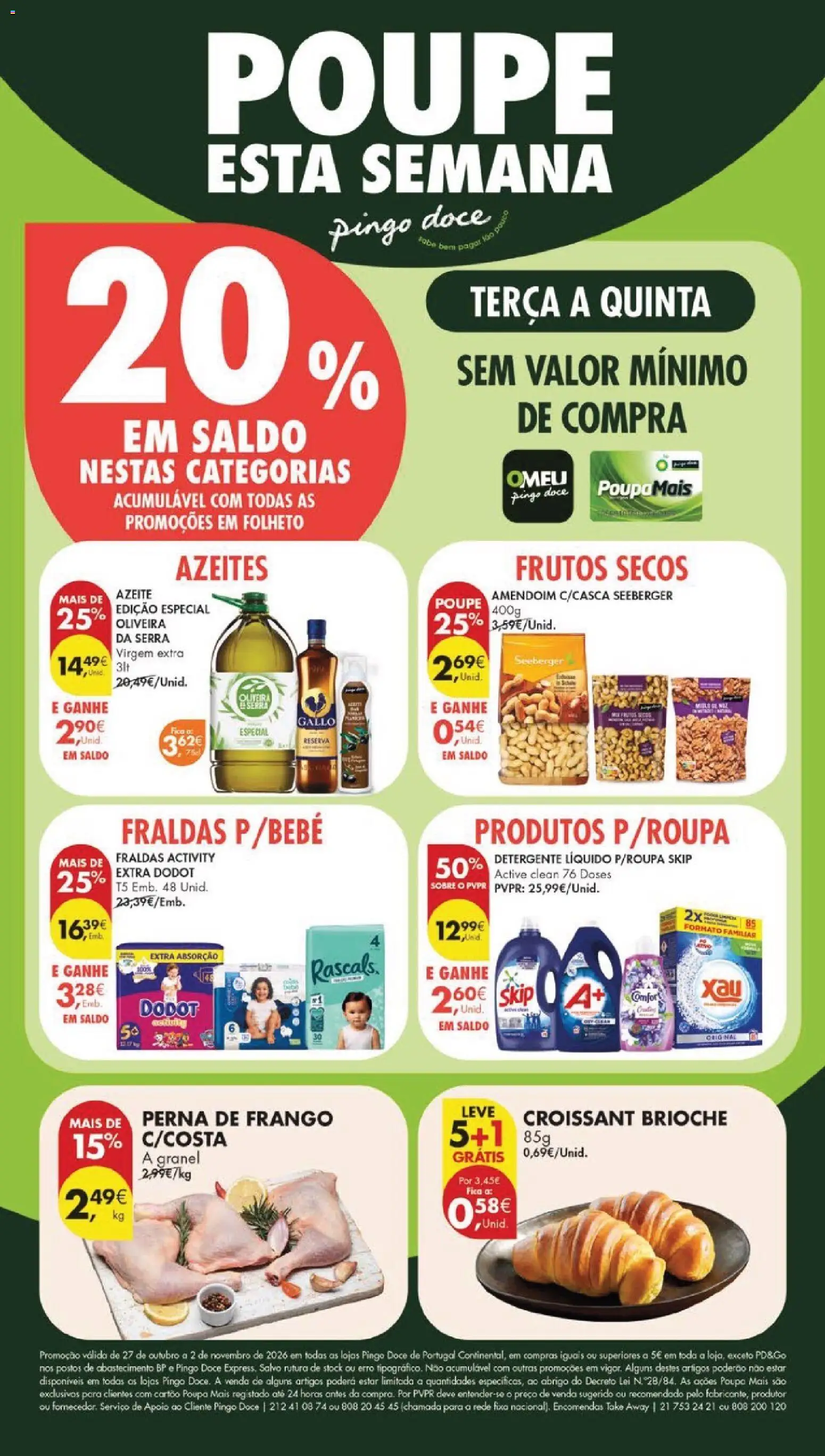 Pingo Doce folheto │ válido de 27/10/2026 | Página: 1