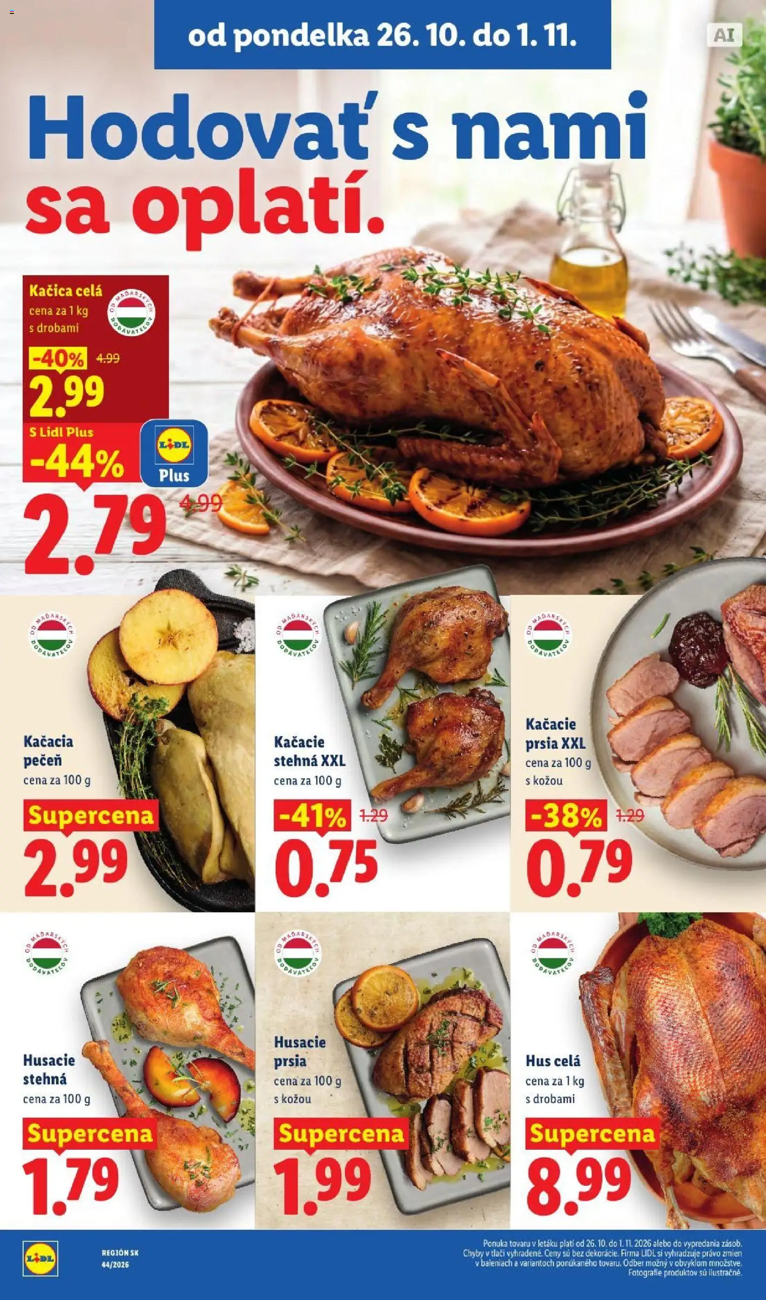 Nové Lidl akcie – leták je platný od 26.10.2026 | Strana: 16