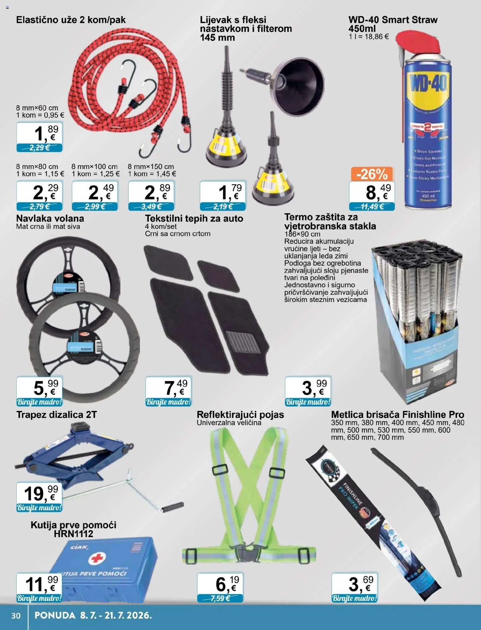 KTC katalog | vrijedi od 08.07.2026 | Stranica: 20 | Proizvodi: Kutija, Tepih, Pojas