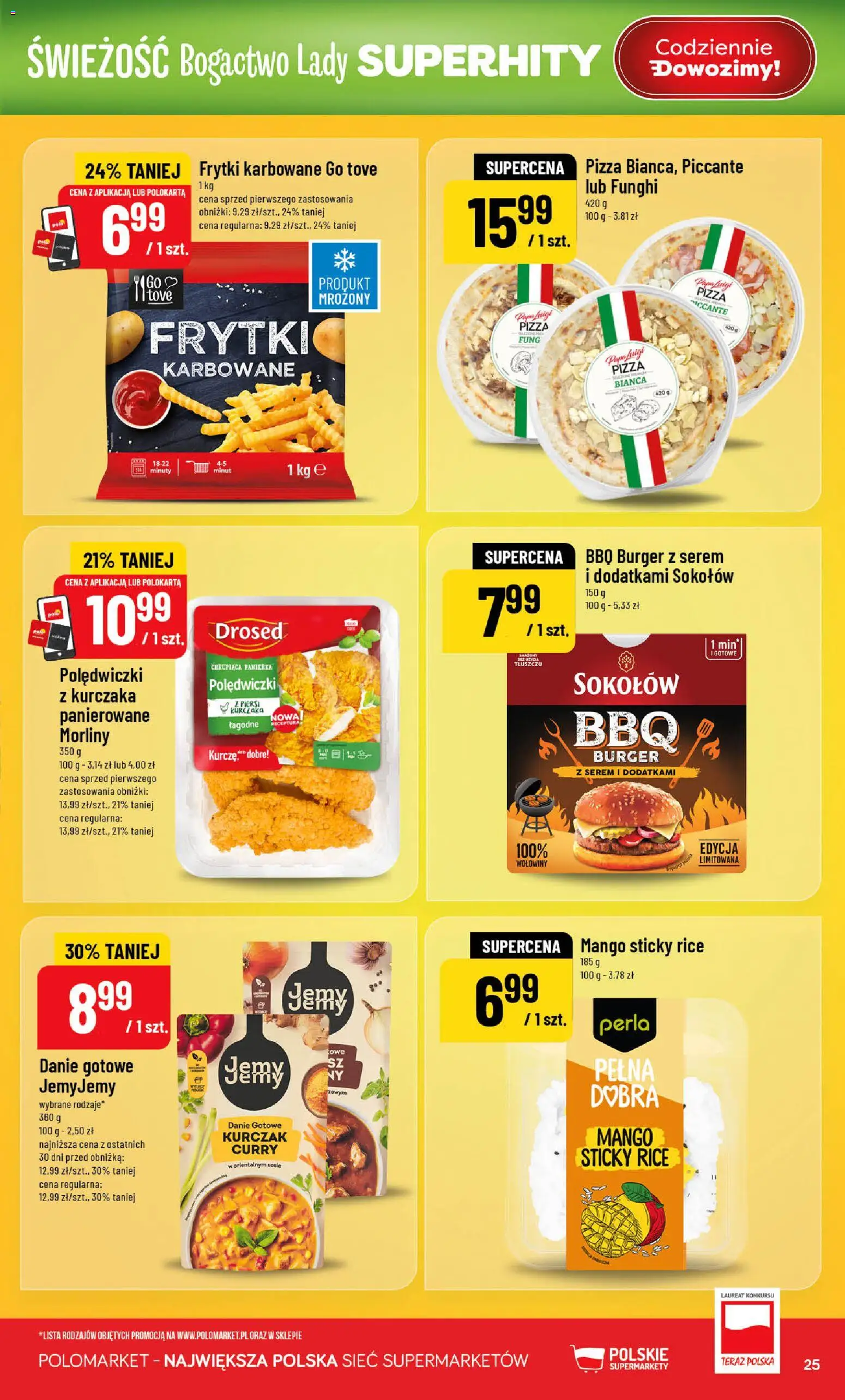 POLOmarket gazetka od 13.05.2026 | Strona: 25 | Produkty: Curry, Kurczak, Frytki karbowane, Frytki