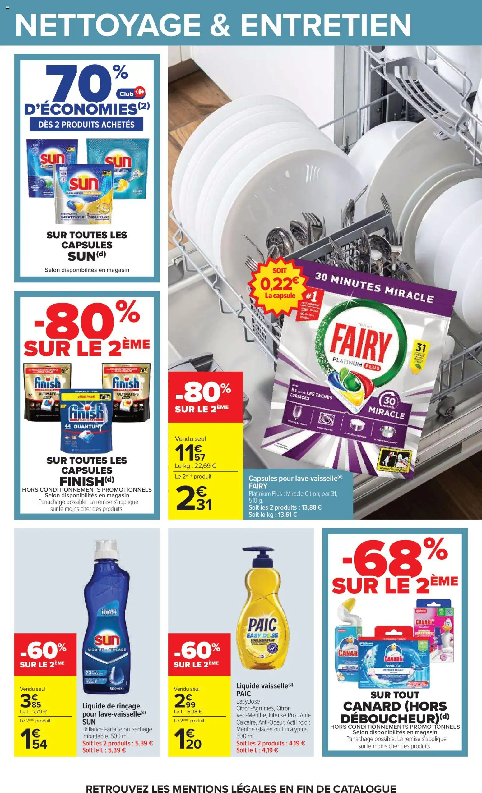 {H1} | Page: 47 | Produits: Menthe, Sun liquide de rincage, Capsules, Fairy