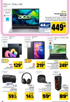 Vista previa Carrefour folleto válido desde el 28/07/2026 | Página: 83 | Productos: Tablet, MP3, Cámara, Batería
