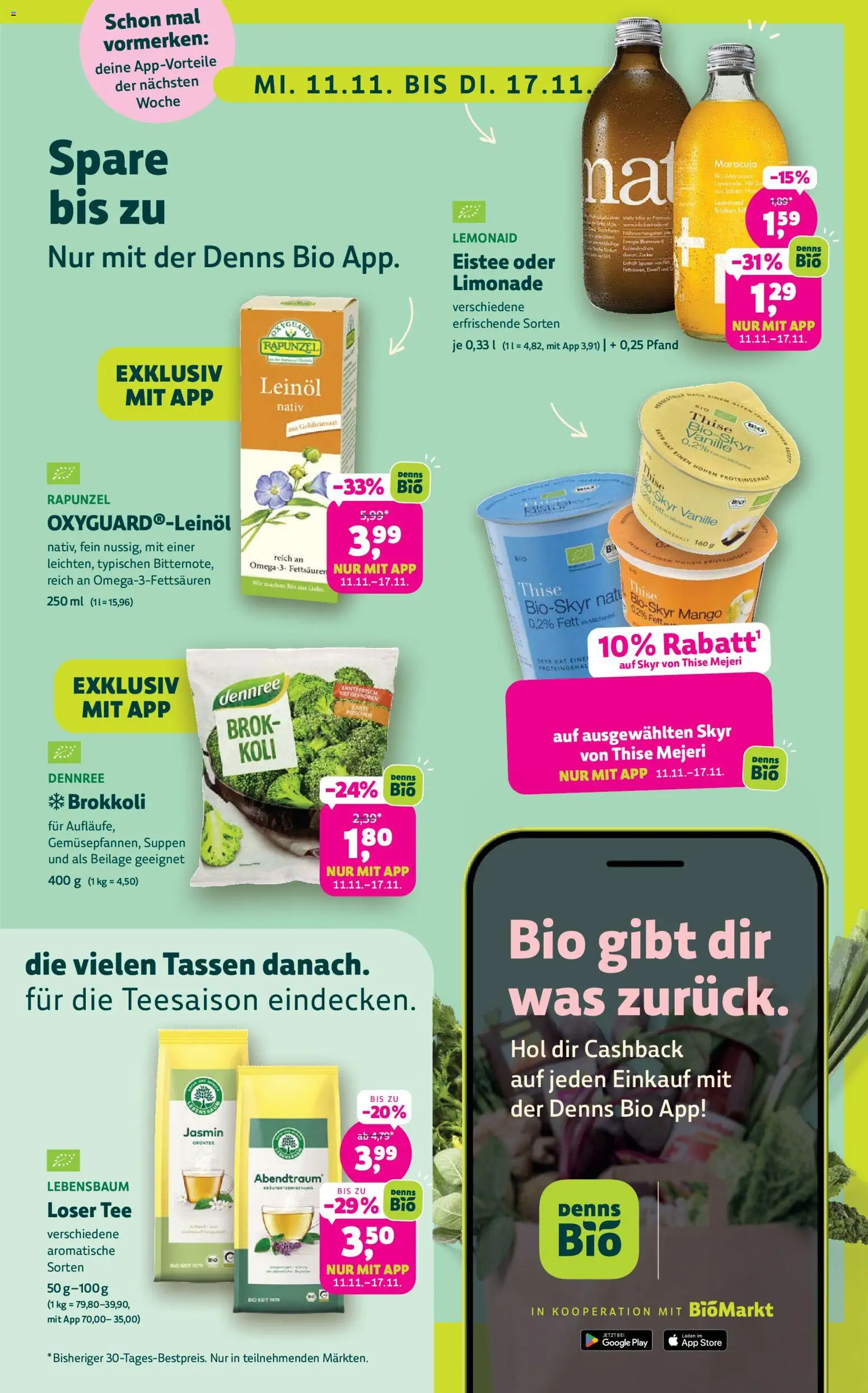 BioMarkt Prospekt – gültig ab 04.11.2026 | Seite: 5 | Produkte: Skyr, Vanille, Brokkoli, Mango