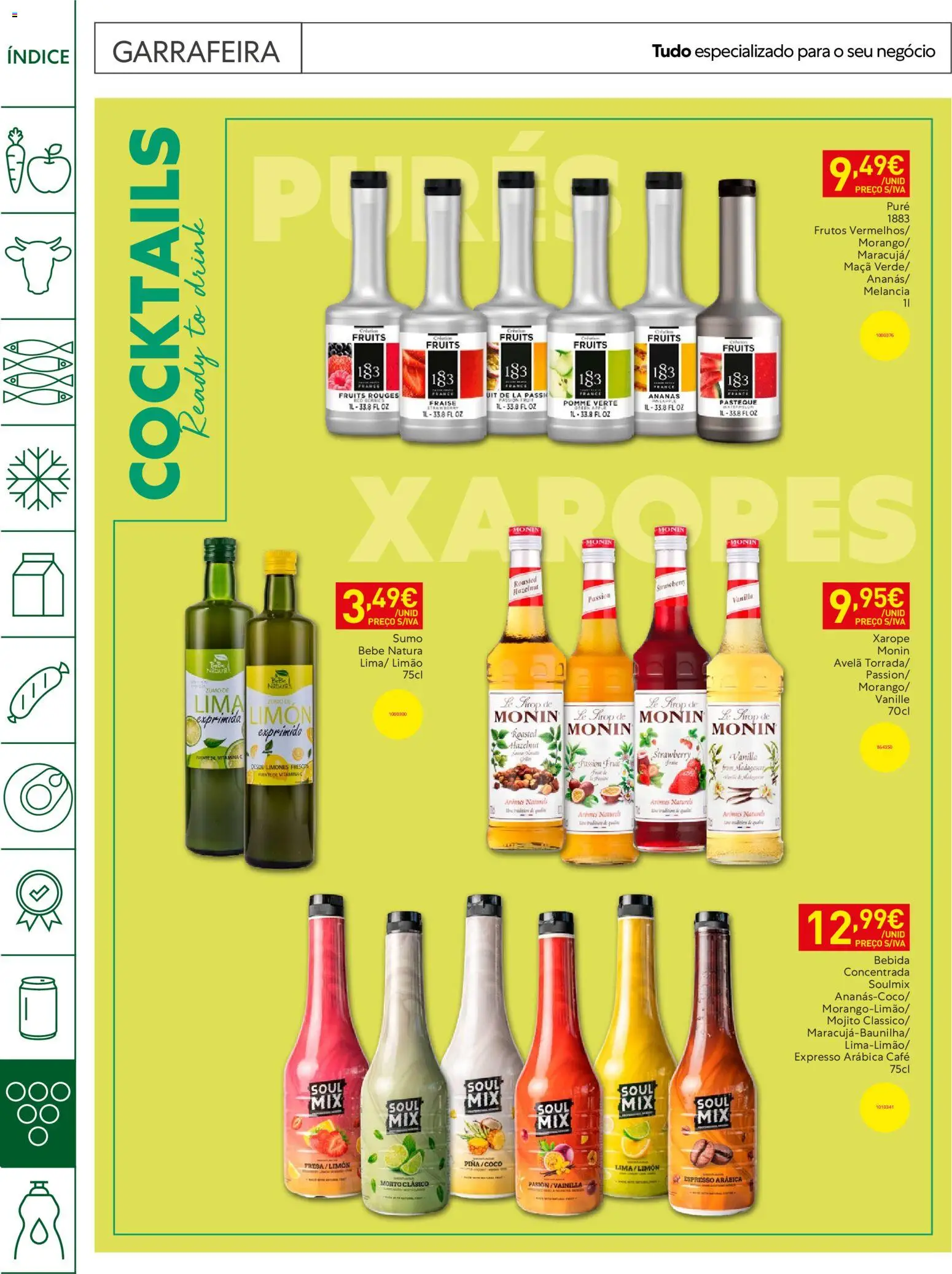 Recheio Horeca │ válido de 30/06/2026 | Página: 26 | Produtos: Café, Maça, Sumo, Xarope