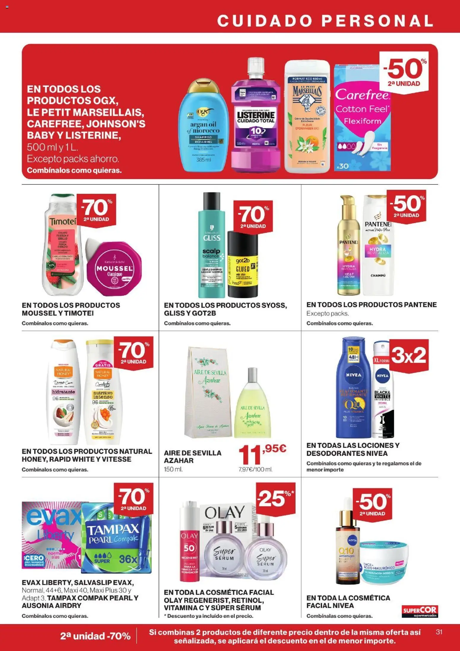 Supercor folleto │ válido desde el 24/09/2026 | Página: 31 | Productos: Sérum, Té, Sal, Ducha