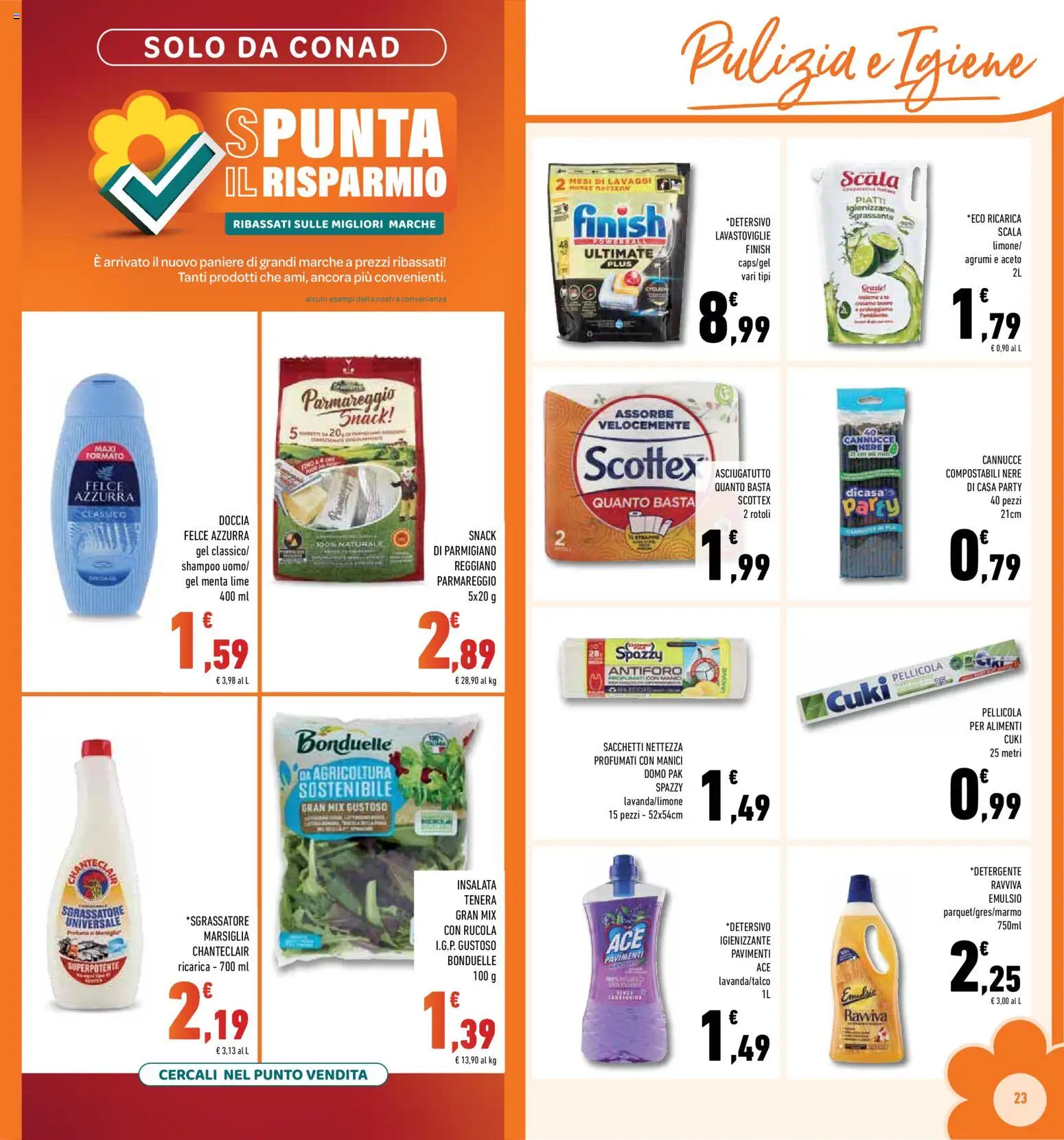 Volantino Conad del 06.05.2026 | Pagina: 23 | Prodotti: Rucola, Agrumi, Menta, Pellicola
