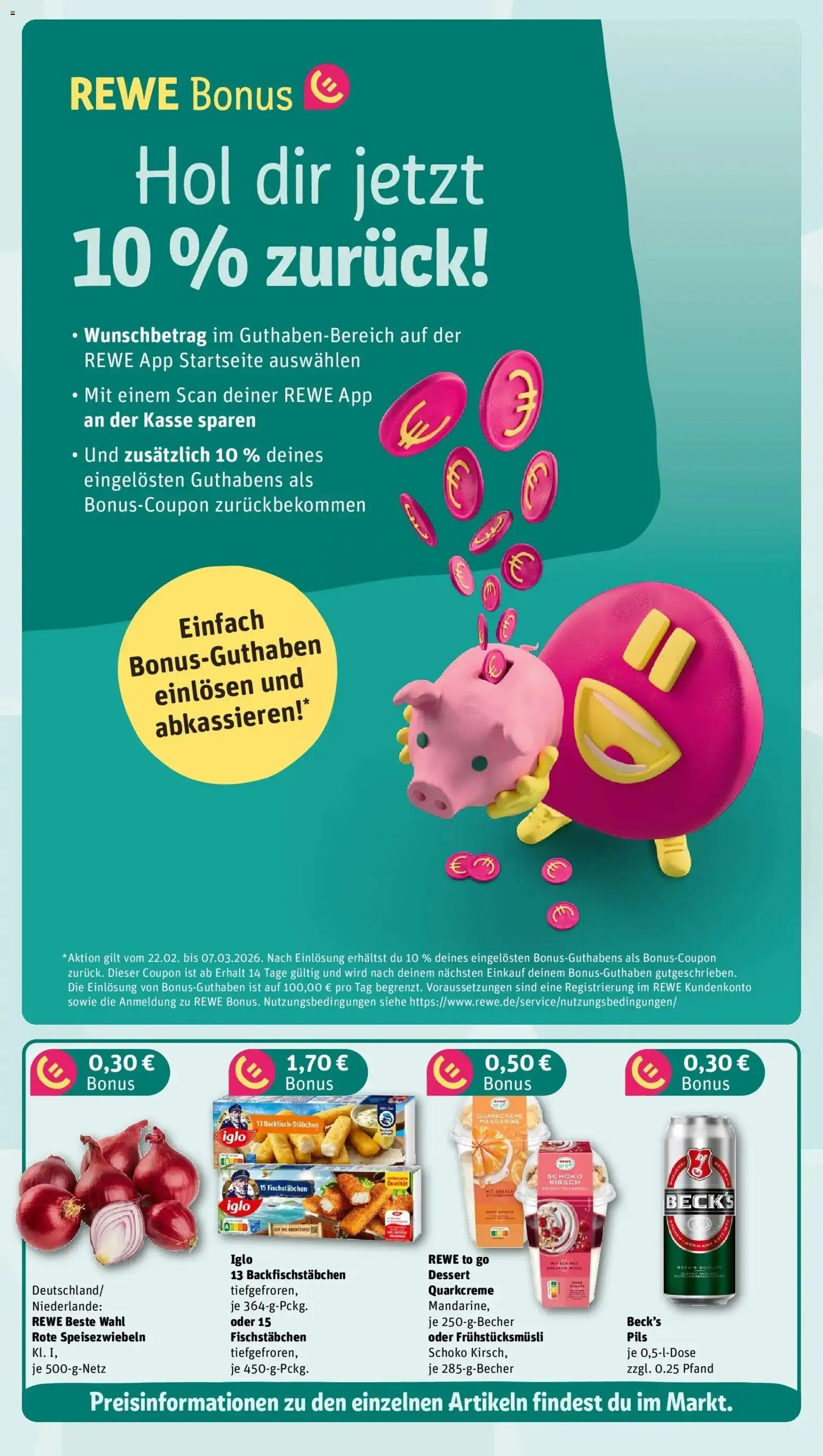 Rewe Prospekt Halle (Saale)	 – gültig ab 02.03.2026 | Seite: 3 | Produkte: Iglo, Pils, Fischstabchen