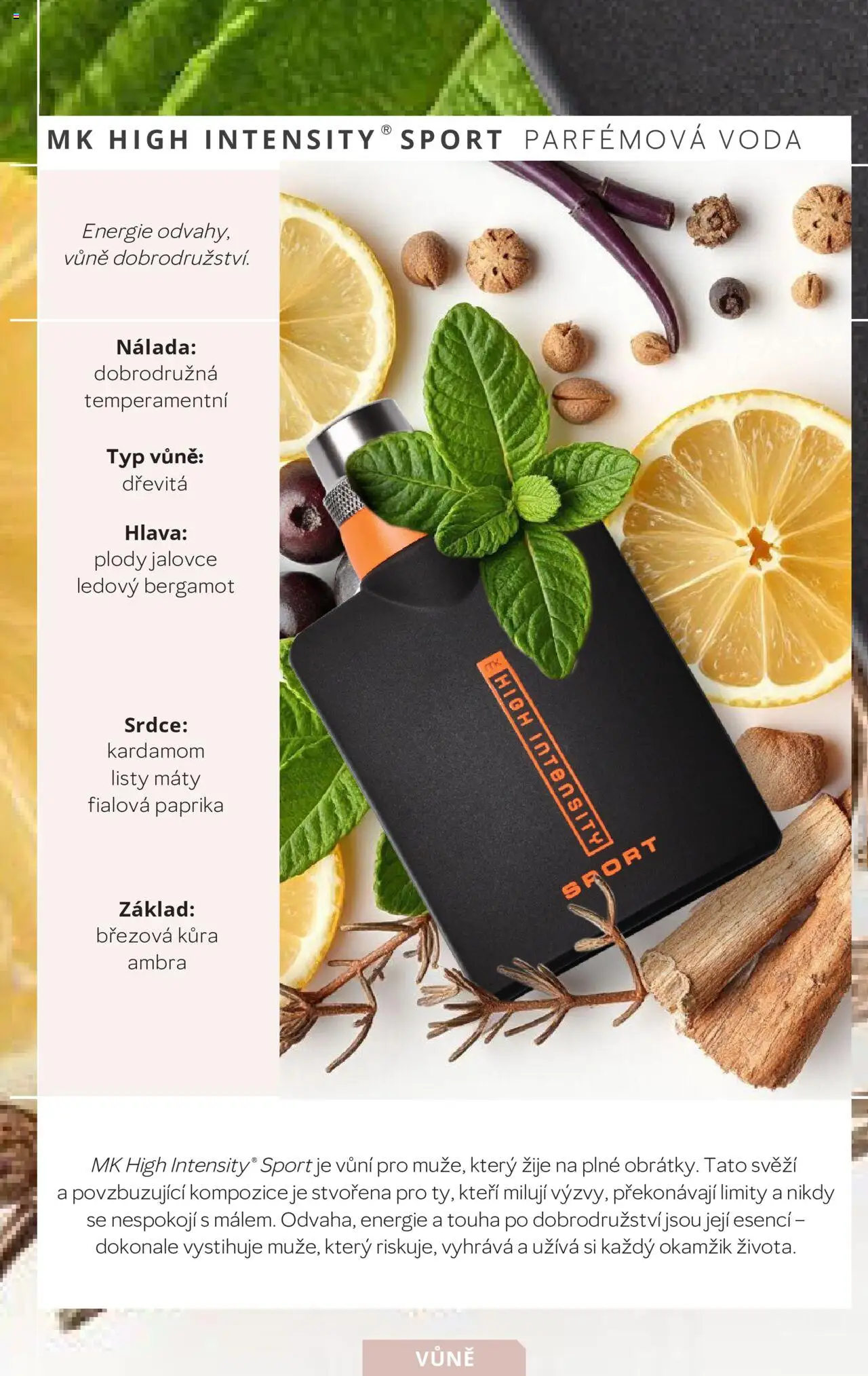 Mary Kay katalog vůní od 07.12.2024 | Strana: 25 | Produkty: Kardamom, Voda, Paprika