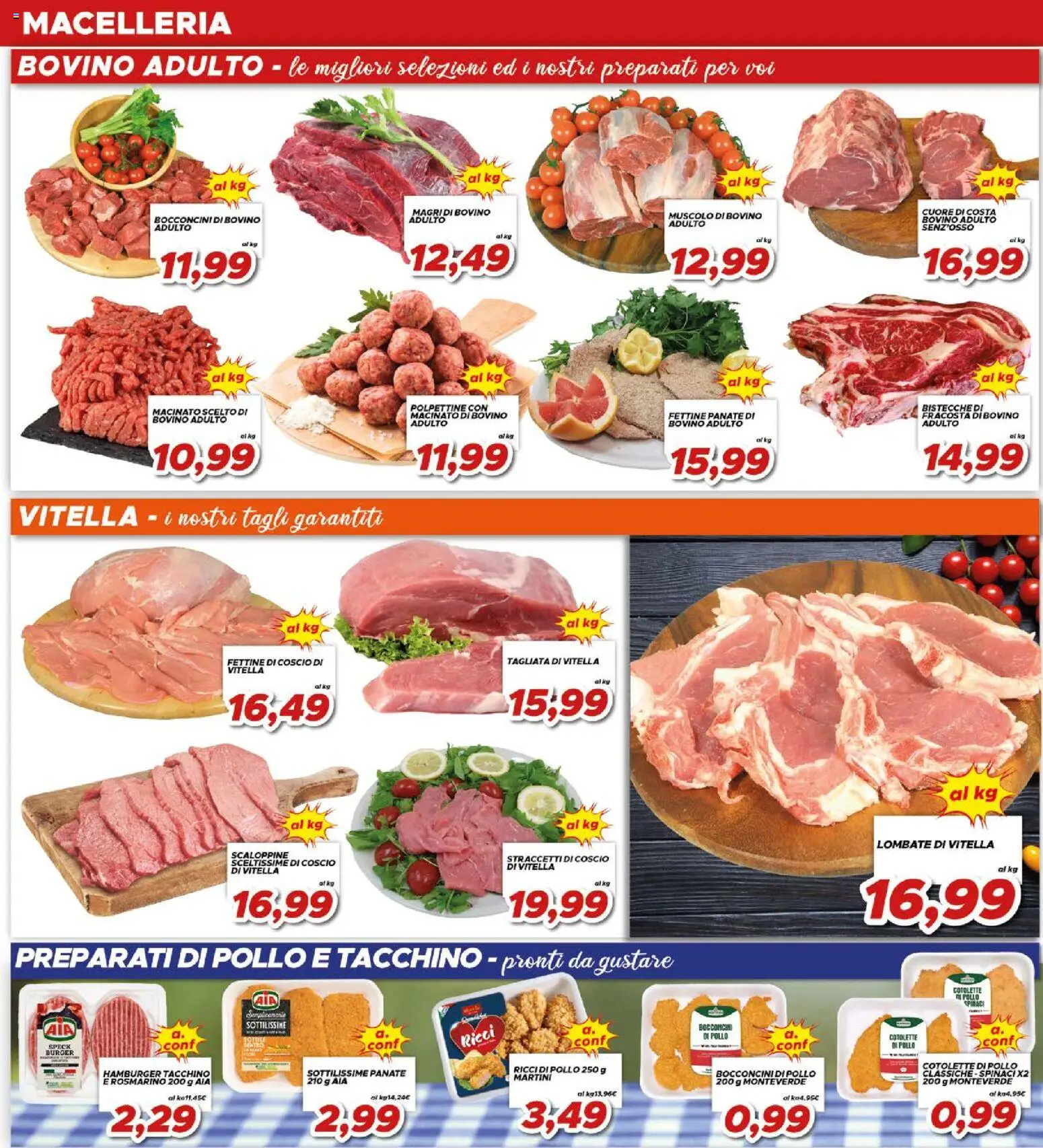 Volantino Ma Supermercati del 17.04.2026 | Pagina: 10 | Prodotti: Rosmarino, Pollo, Tacchino, Spinaci