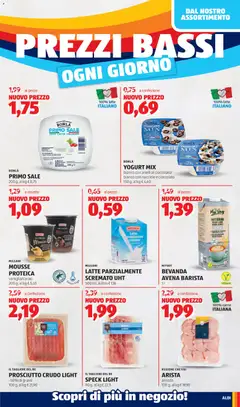 Anteprima del volantino YOGURT MIX, bianco con anelli al cioccolato/ bianco con nocciole e cioccolato 150 g, al kg € 4,60 valido a partire dal 25.05.2026 | Pagina: 3