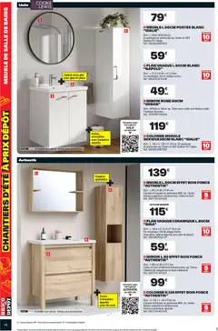 Brico Dépôt - Prévisualisation de Brico Dépôt catalogue valide à partir de 31/07/2026 | Page: 14 | Produits: Meuble, Tablette, Prise, Tiroirs