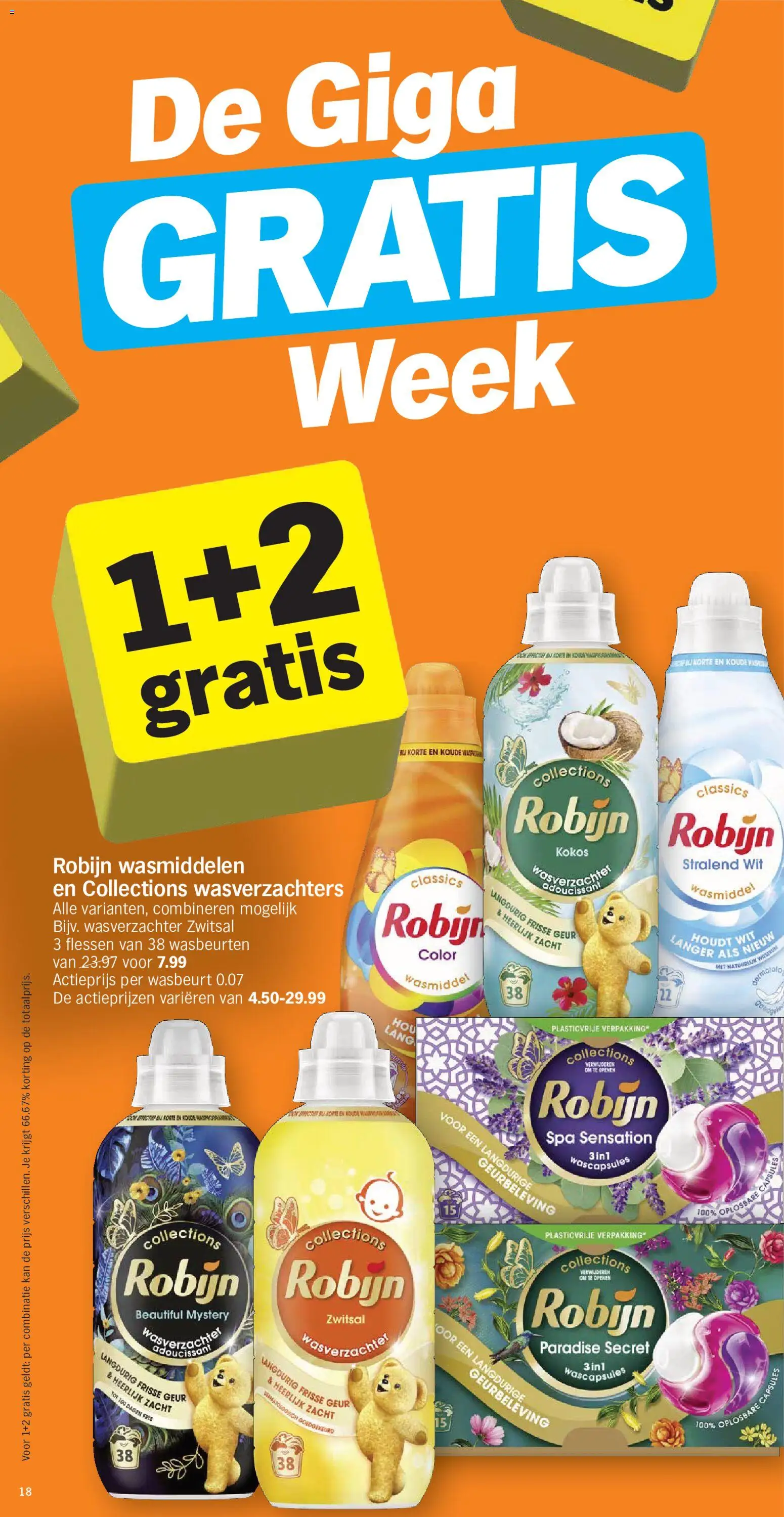{H1} | Pagina: 18 | Producten: Geur, Wasmiddel, Robijn, Kan