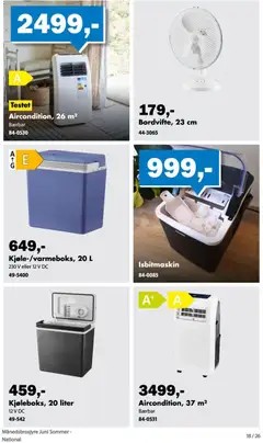 Forhåndsvisning av Biltema kundeavis gyldig fra 04.06.2026 | Side: 18 | Produkter: Isbitmaskin